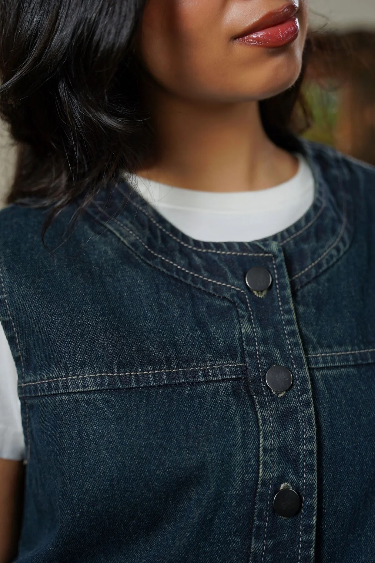CLASSIC DENIM VEST - Image 5
