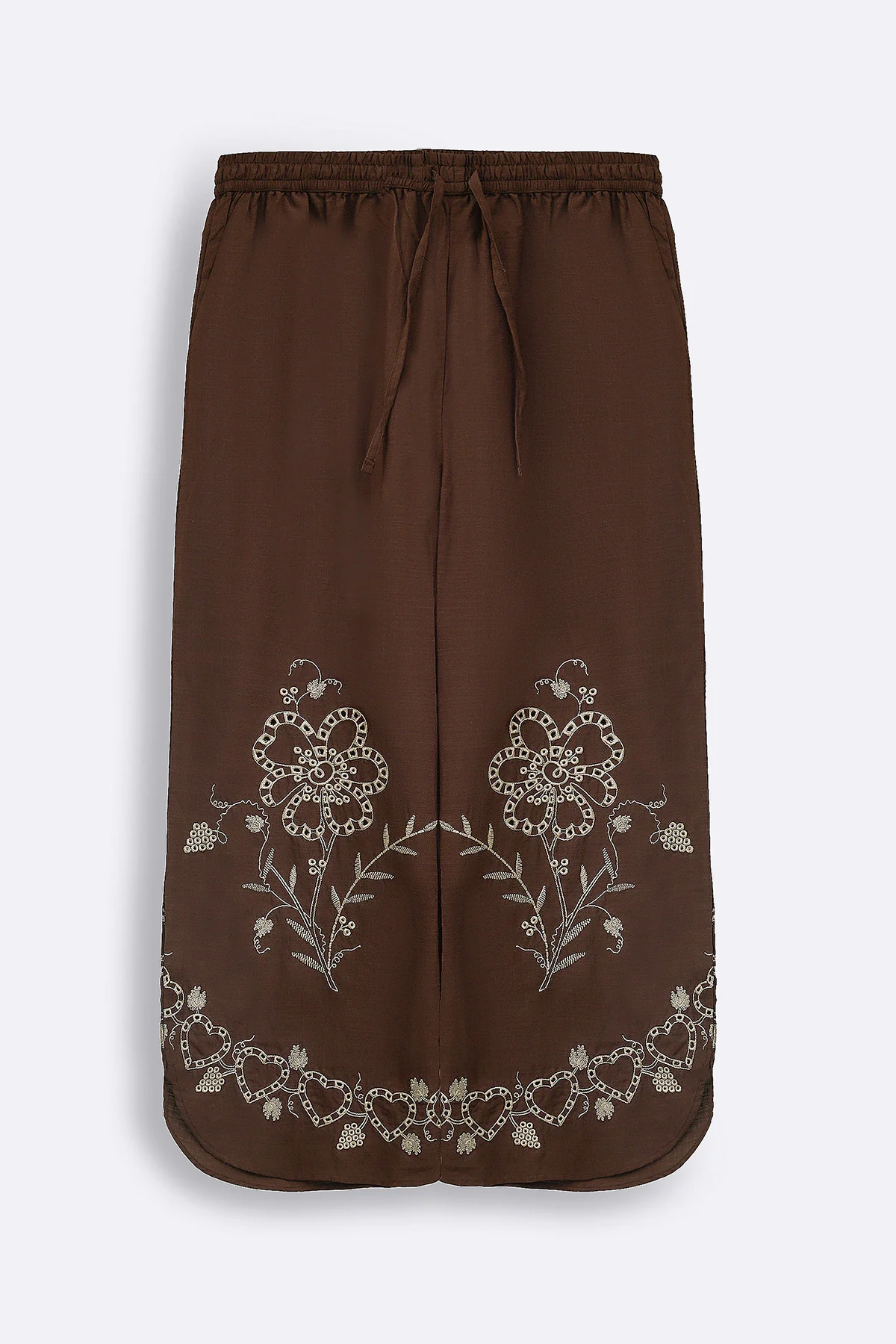 COCOA EYELET BARREL CULOTTES - Image 2
