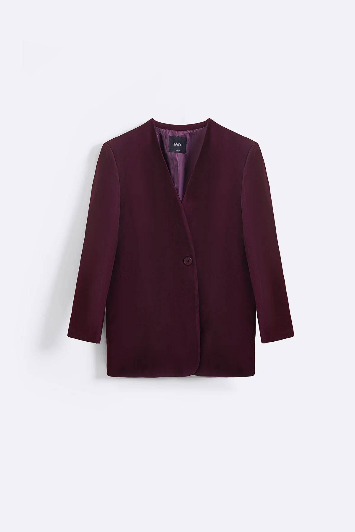 COLLARLESS BLAZER - Image 3