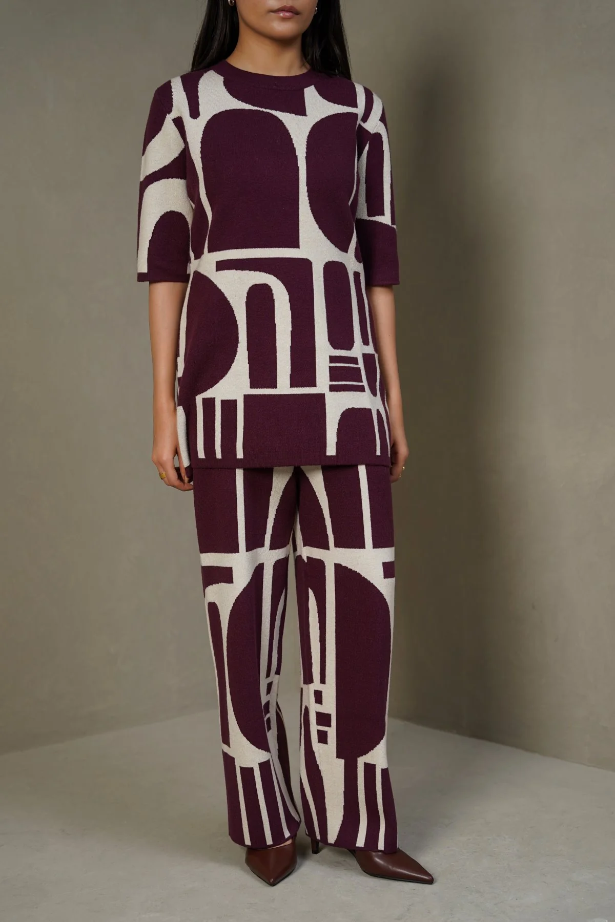 COLORBLOCK SWEATER PANTS - Image 2
