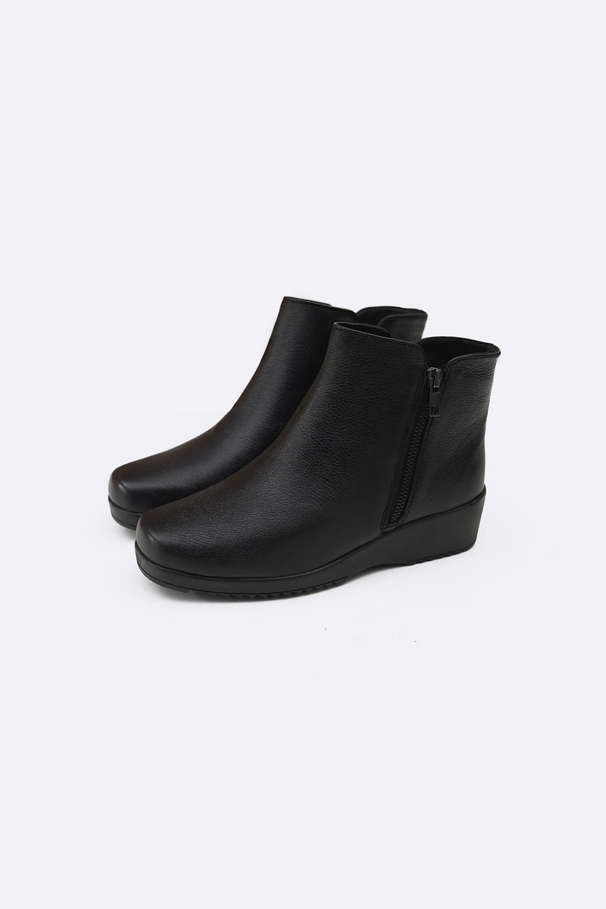 COMFY LEATHER WEDGE BOOTS - Image 8