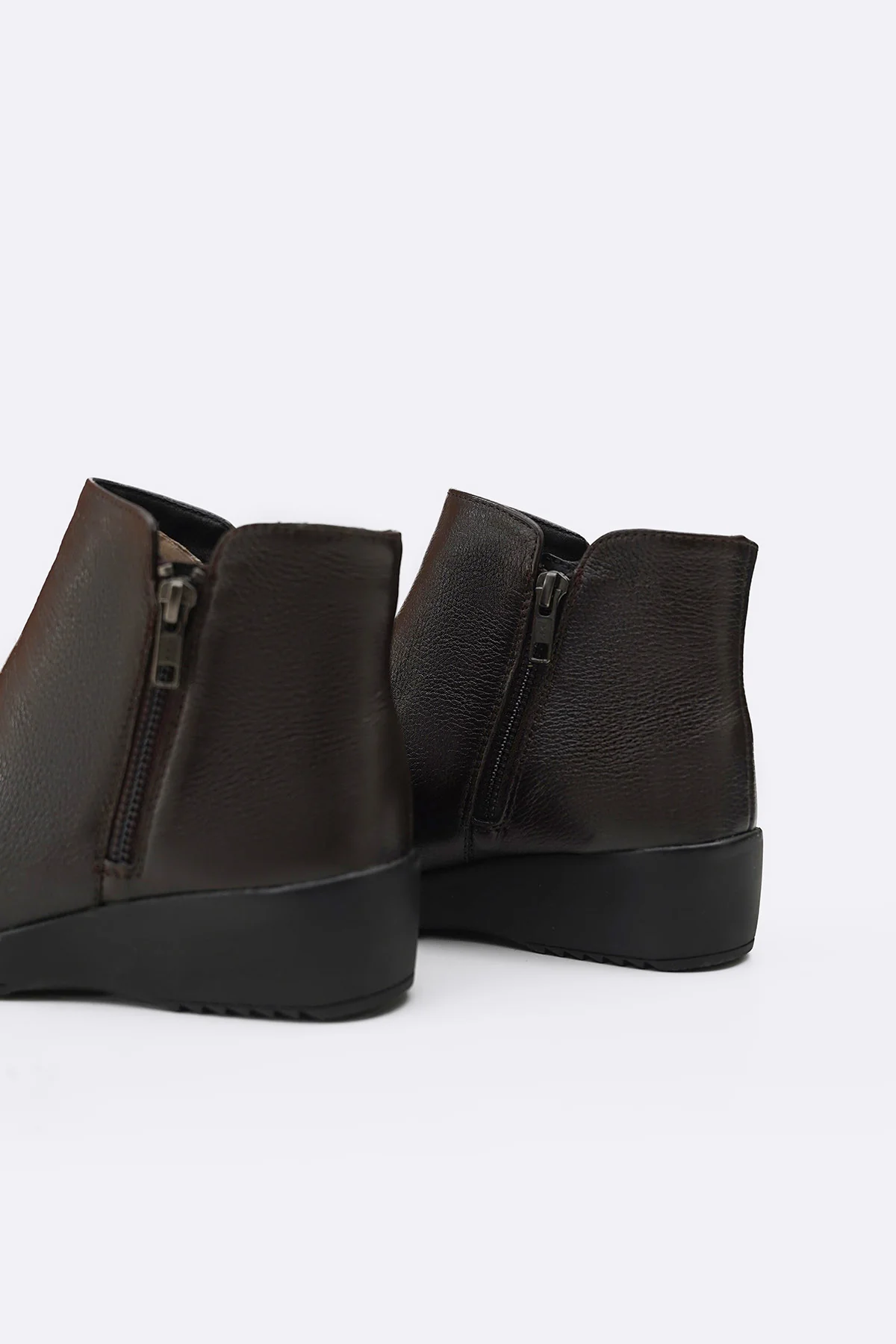 COMFY LEATHER WEDGE BOOTS - Image 7
