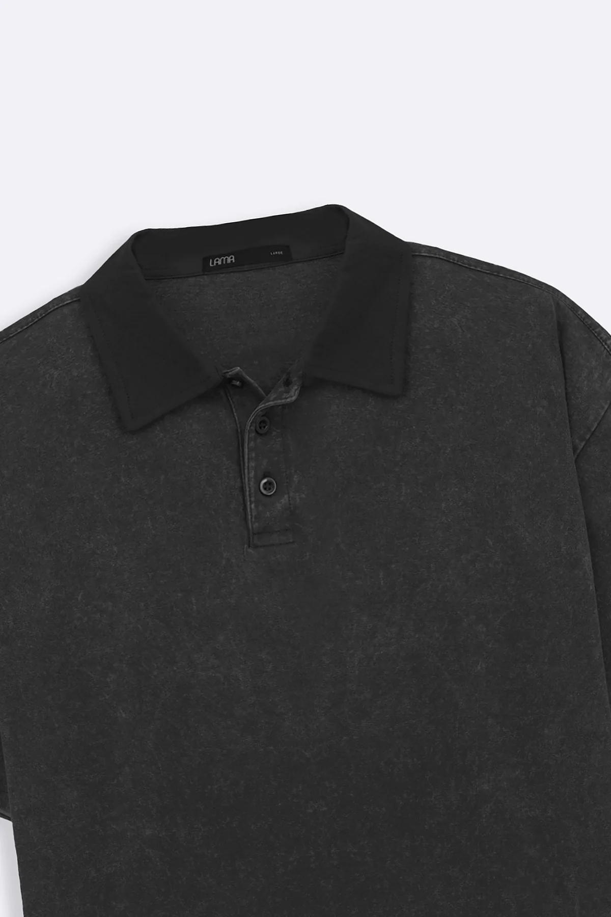 CONTRAST COLLAR POLO - Image 2