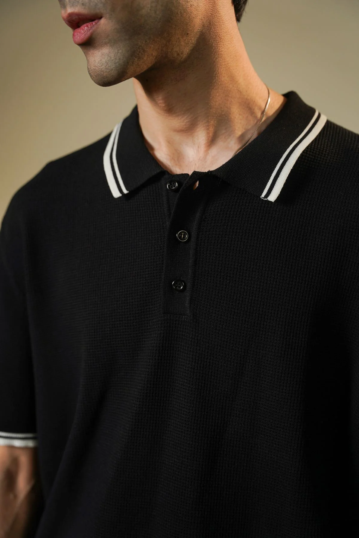 CONTRAST TIPPING POLO - Image 2