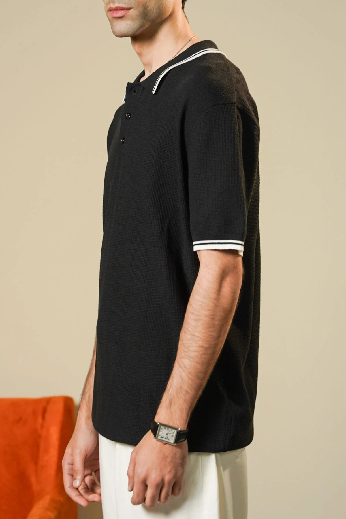 CONTRAST TIPPING POLO - Image 5