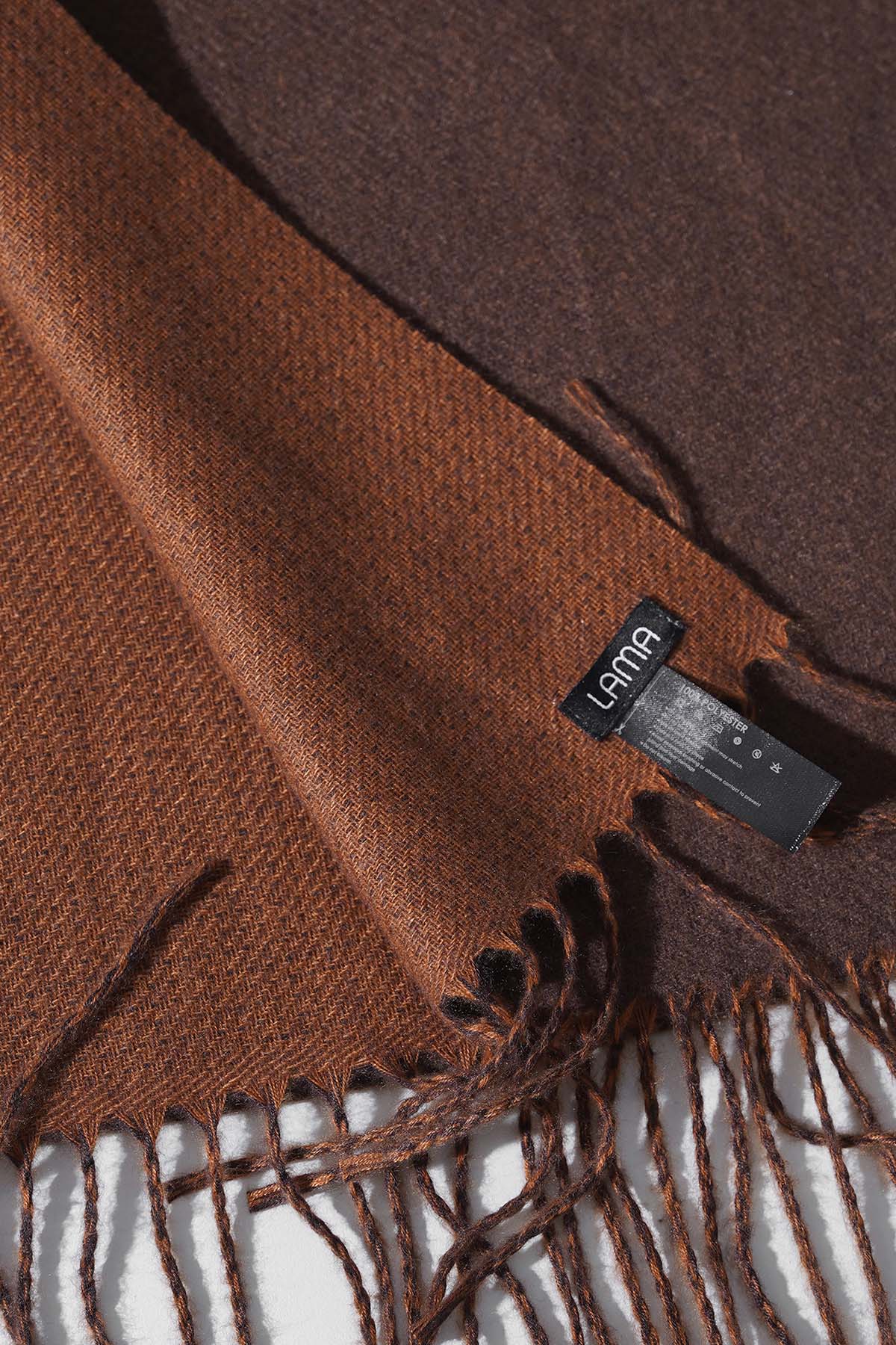 CONTRAST WEAVE REVERSIBLE SCARF - Image 3