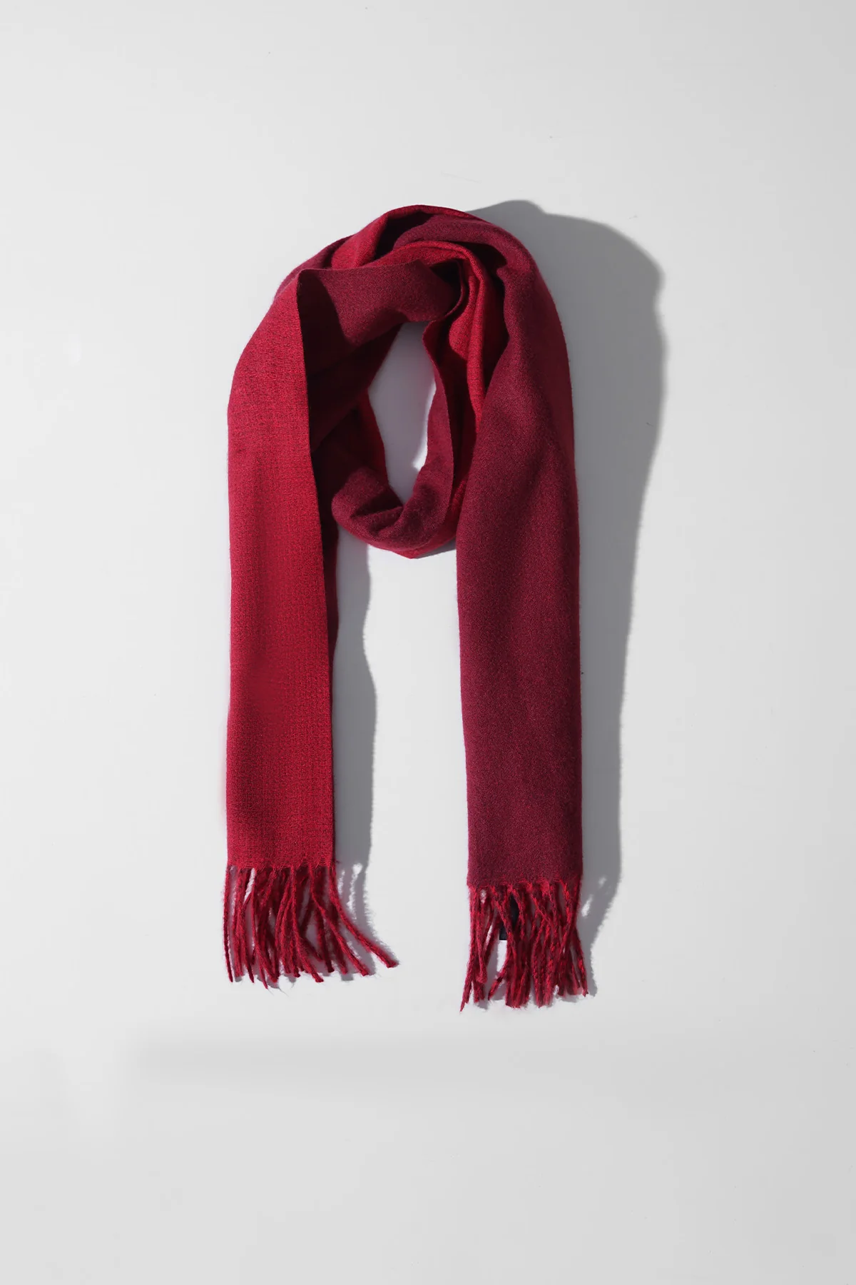 CONTRAST WEAVE REVERSIBLE SCARF