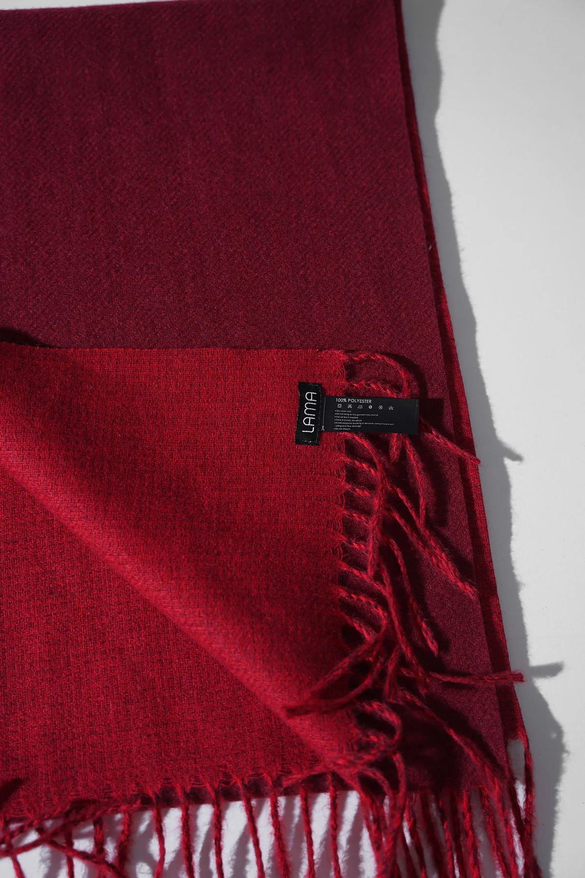 CONTRAST WEAVE REVERSIBLE SCARF - Image 3