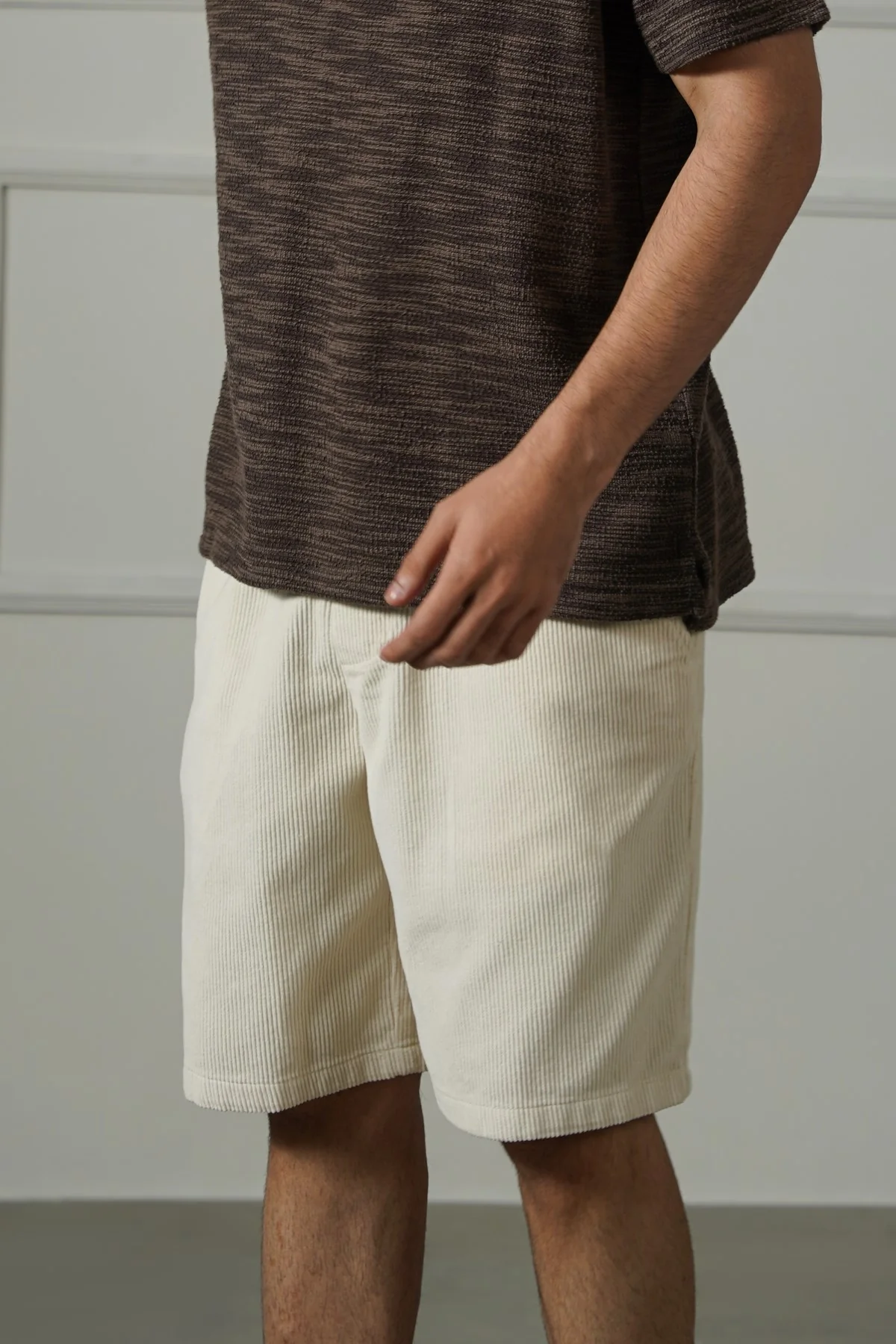 CORDUROY COTTON SHORTS