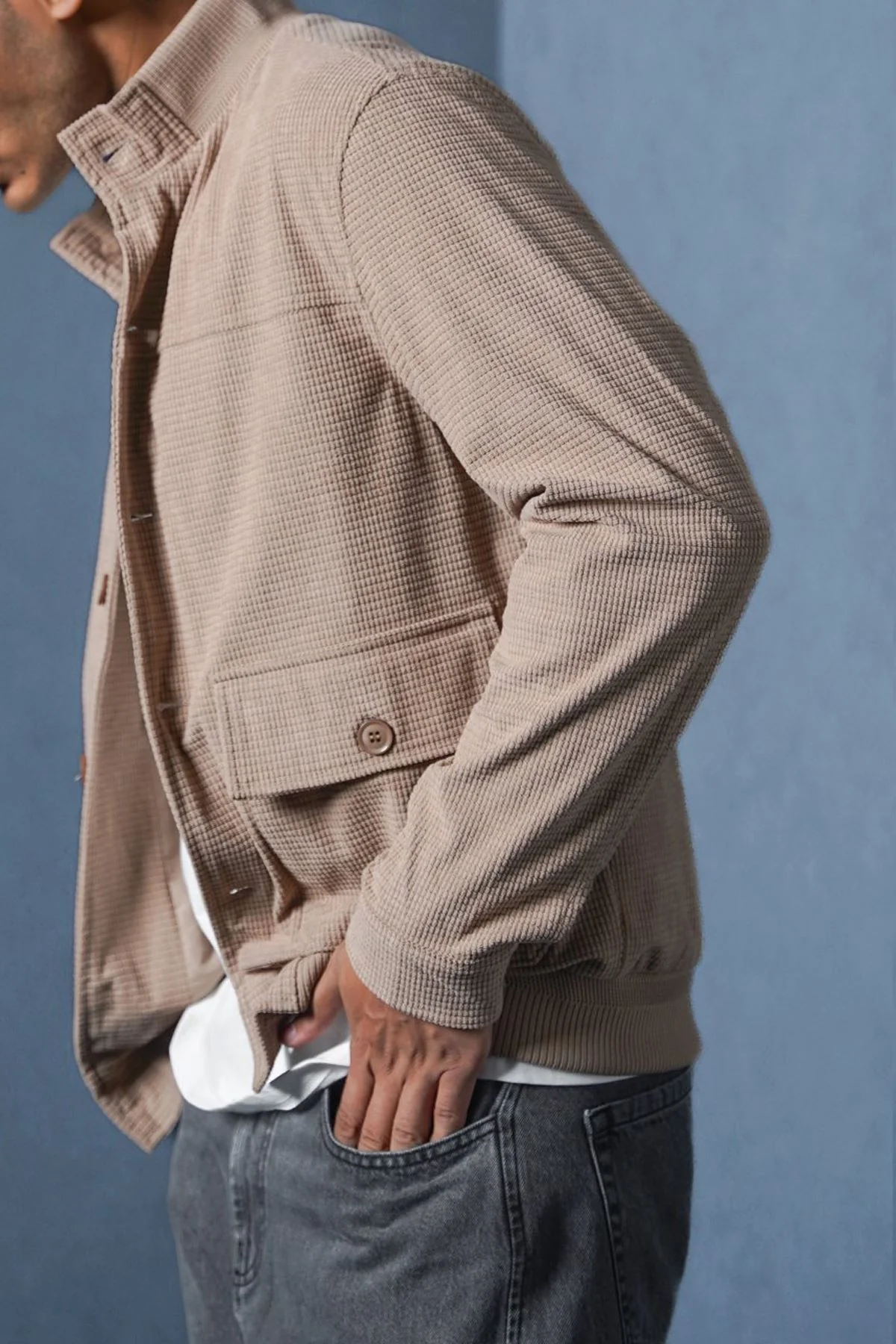 CORDUROY HARRINGTON JACKET