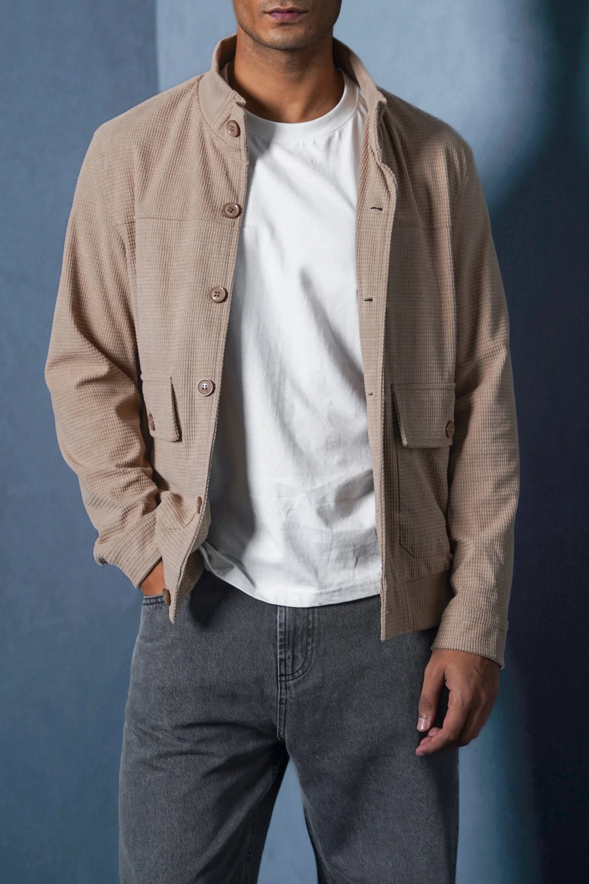 CORDUROY HARRINGTON JACKET - Image 3