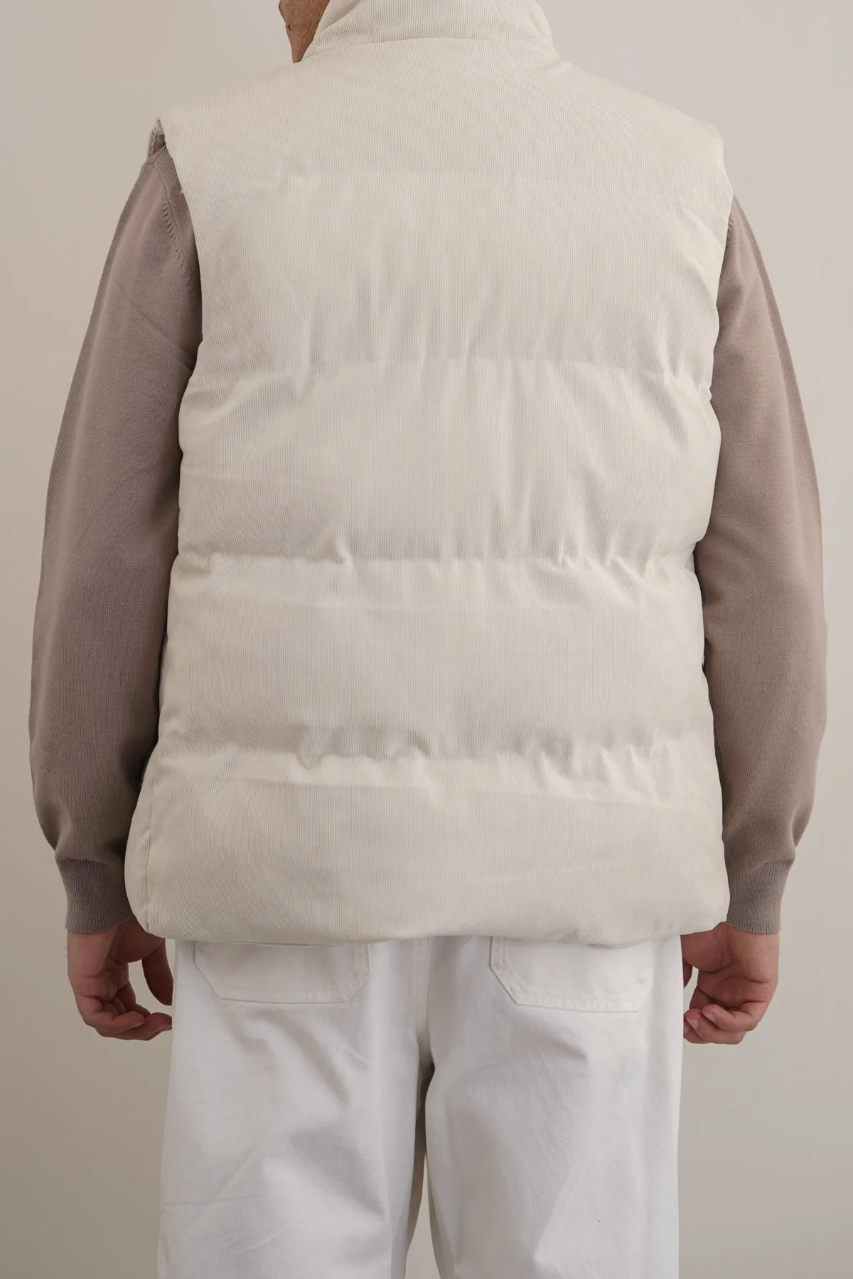 CORDUROY PUFFER GILET - Image 5