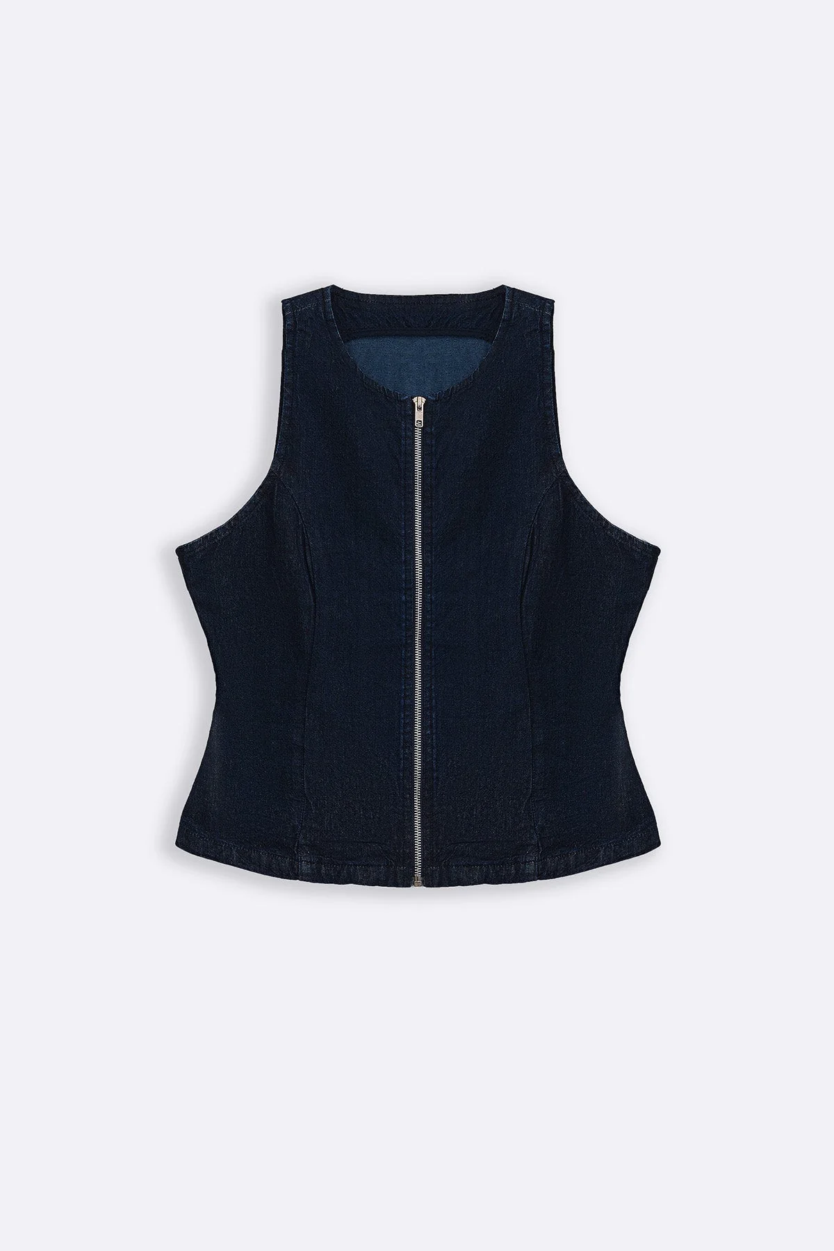 CORSET DENIM TOP - Image 2