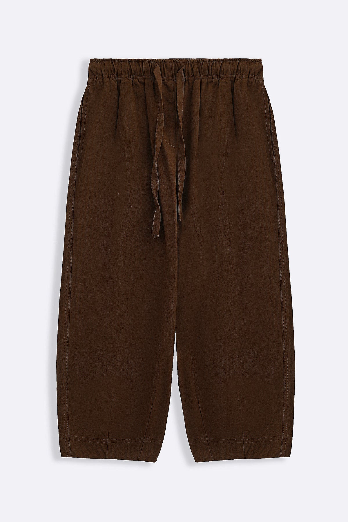 COTTON HERRINGBONE PANTS - Image 2