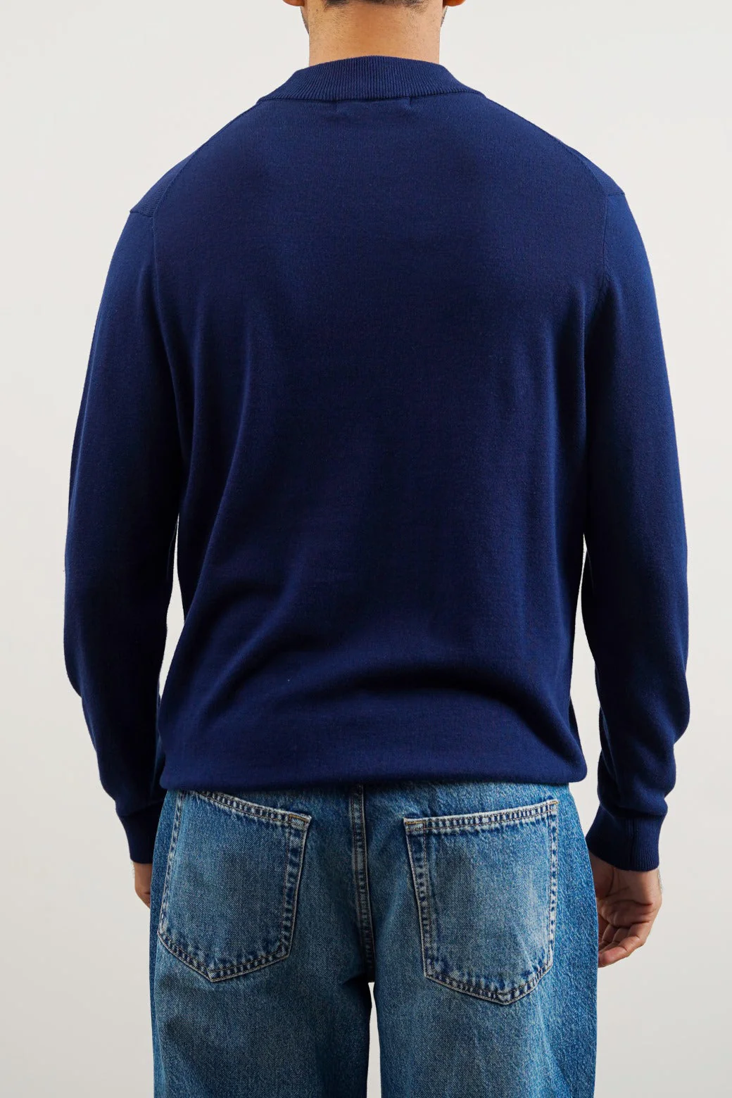 COTTON HIGH-CREW JUMPER - Image 4