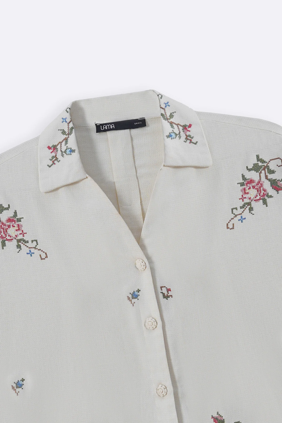 COTTON LACE ROSE SHIRT - Image 7