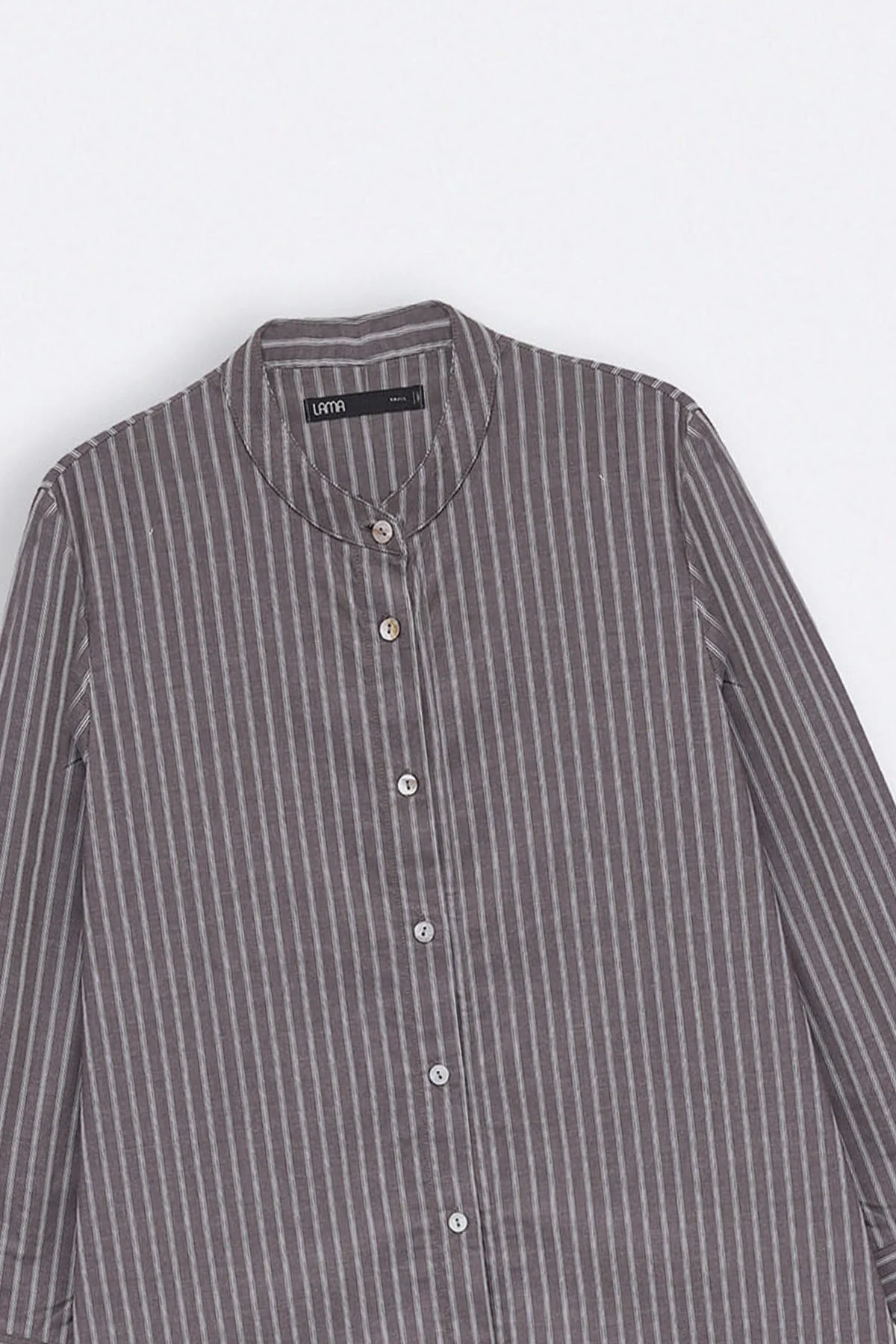 COTTON STRIPE SHIRT DRESS - Image 6