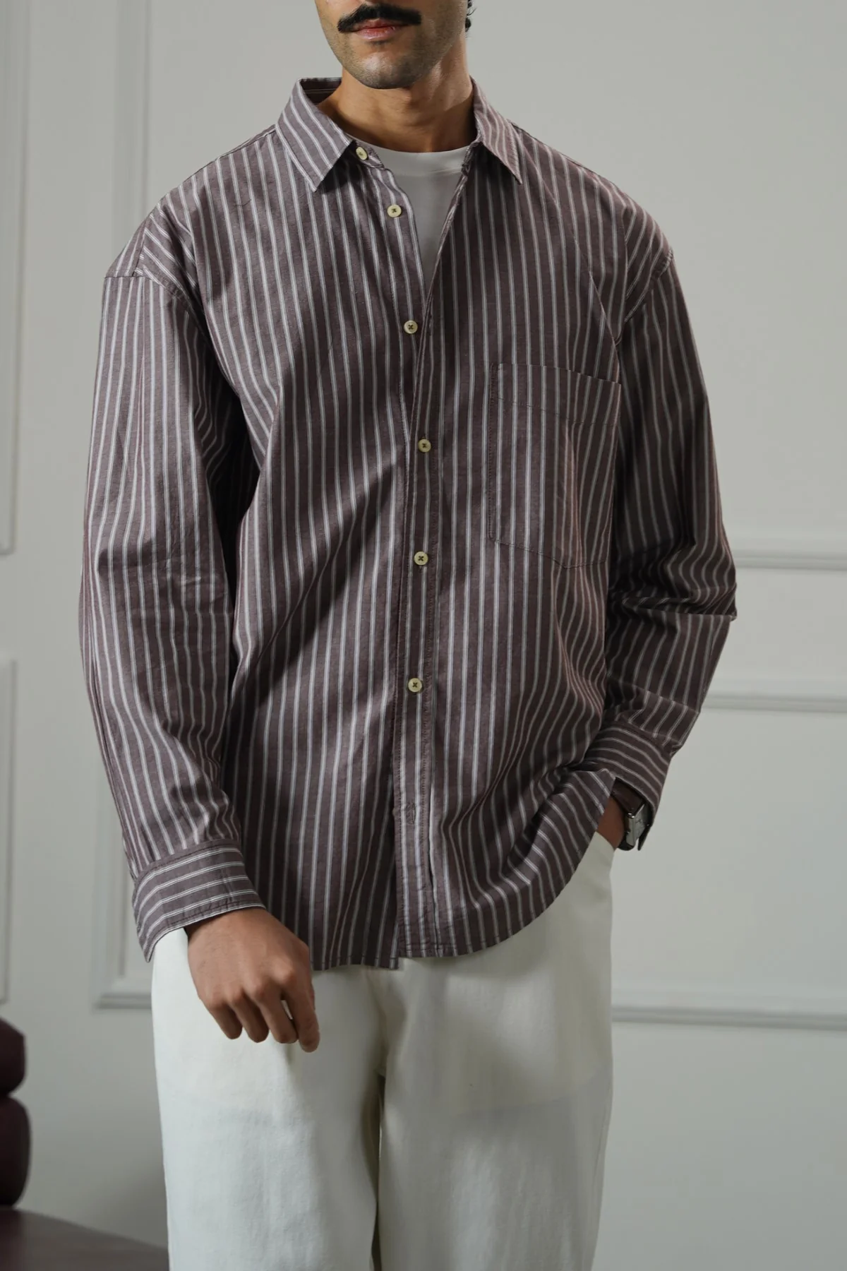 COTTON STRIPED SHIRT
