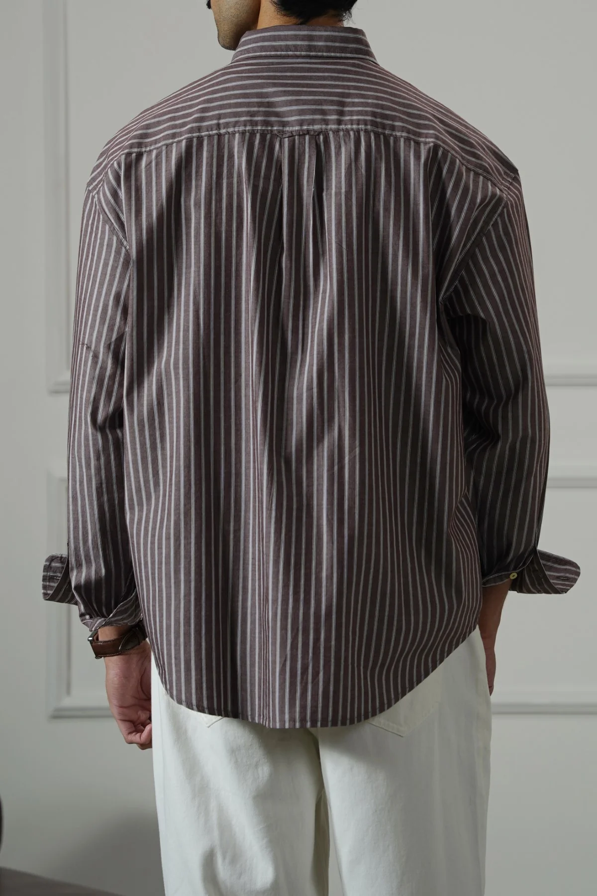 COTTON STRIPED SHIRT - Image 4