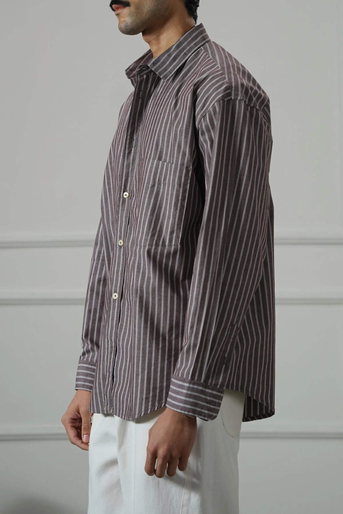 COTTON STRIPED SHIRT - Image 6