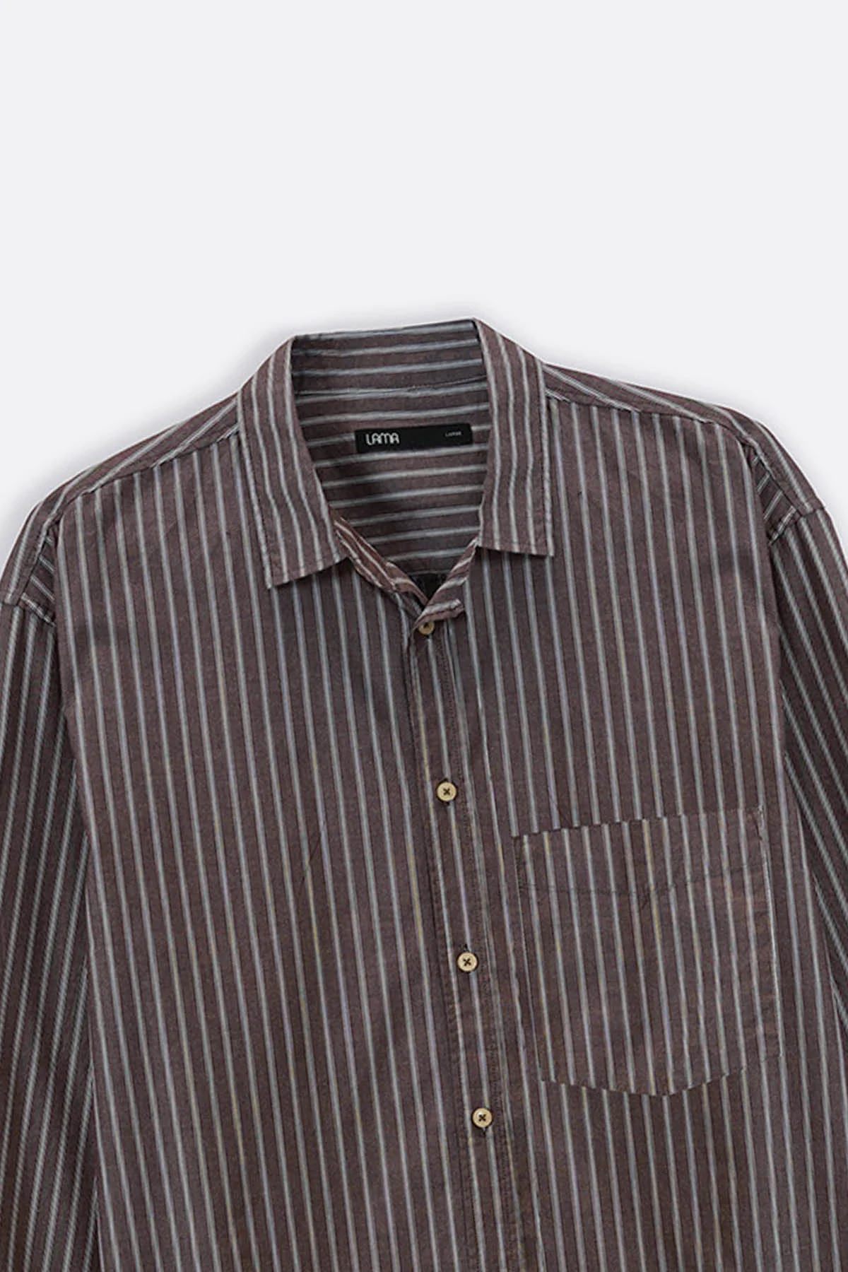 COTTON STRIPED SHIRT - Image 7