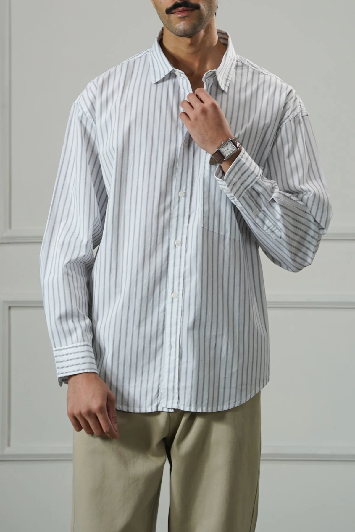 COTTON STRIPED SHIRT