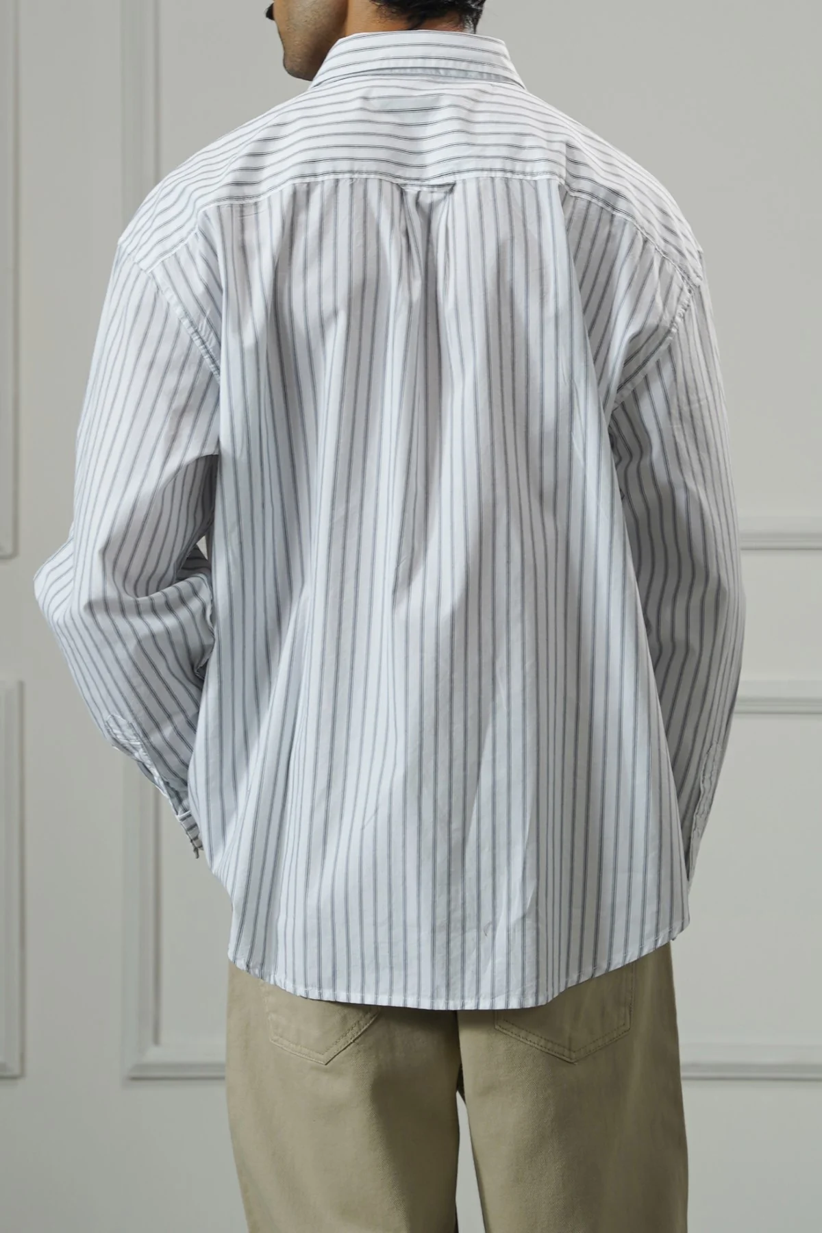 COTTON STRIPED SHIRT - Image 3
