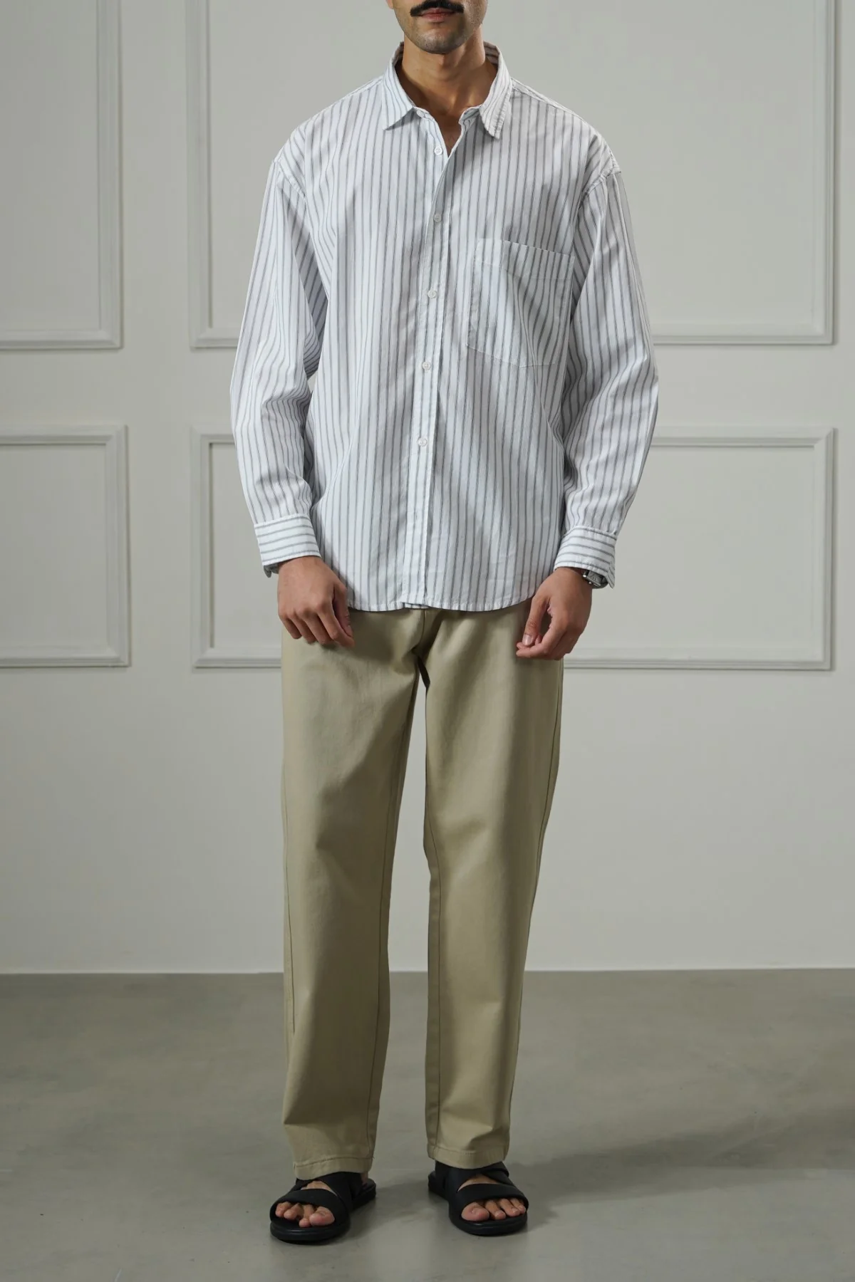 COTTON STRIPED SHIRT - Image 5