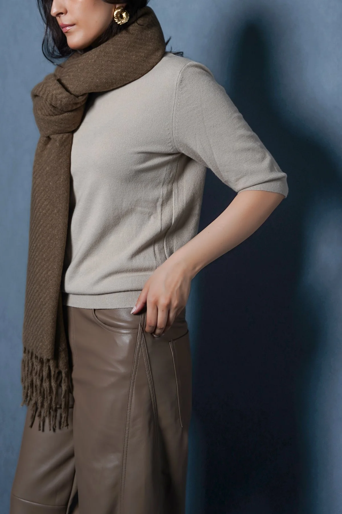 COZY MELANGE SCARF - Image 5