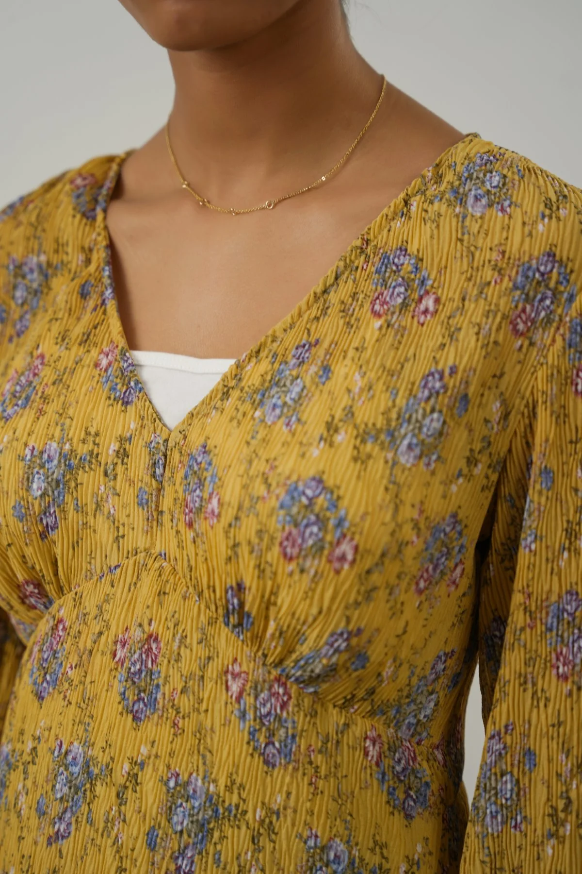 CRINKLE GOLDEN HOUR DRESS - Image 3