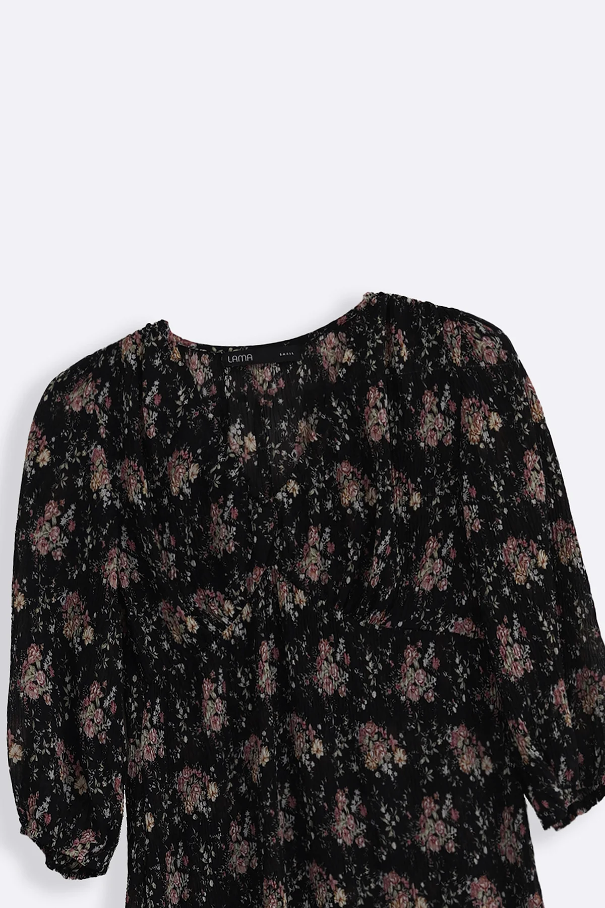 CRINKLE NIGHT BLOOM DRESS - Image 6