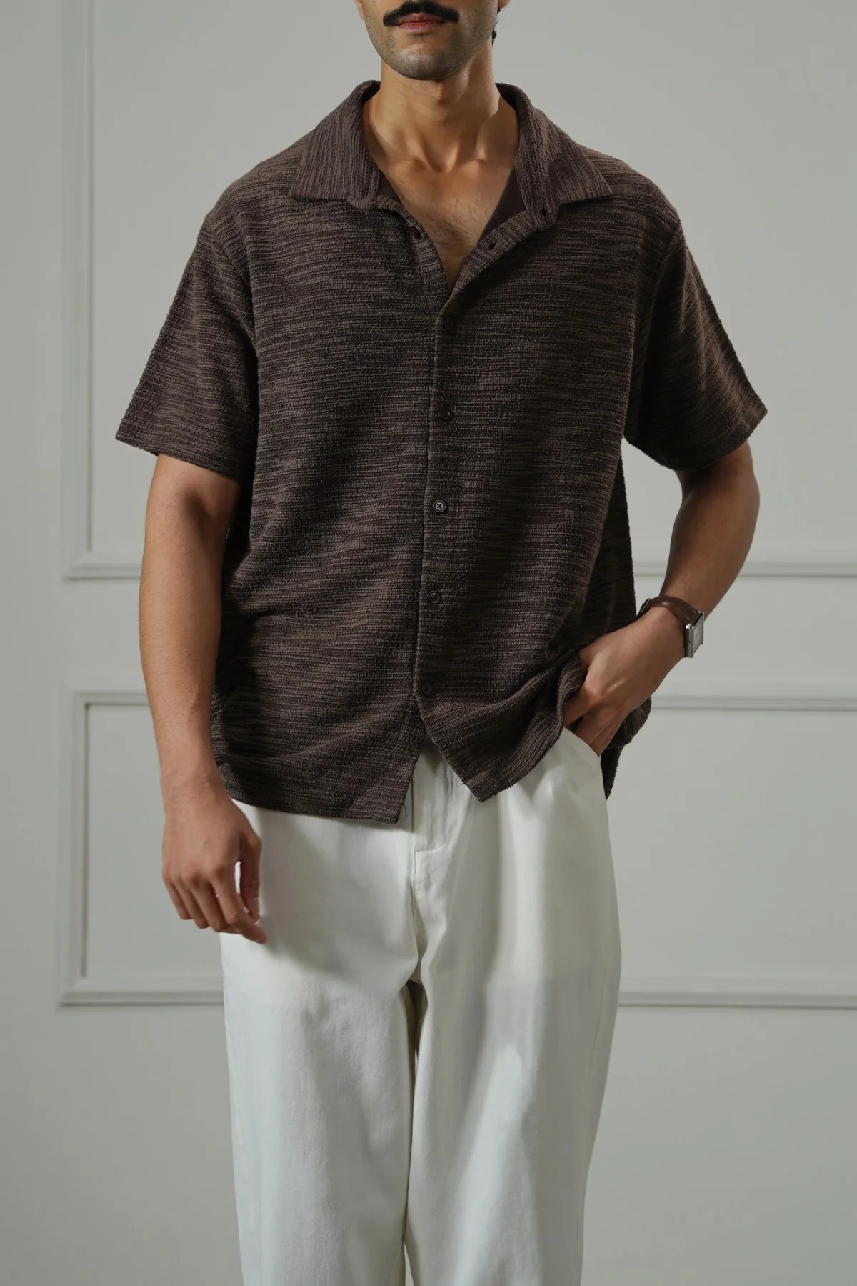 CRINKLE TEXTURED SHIRT