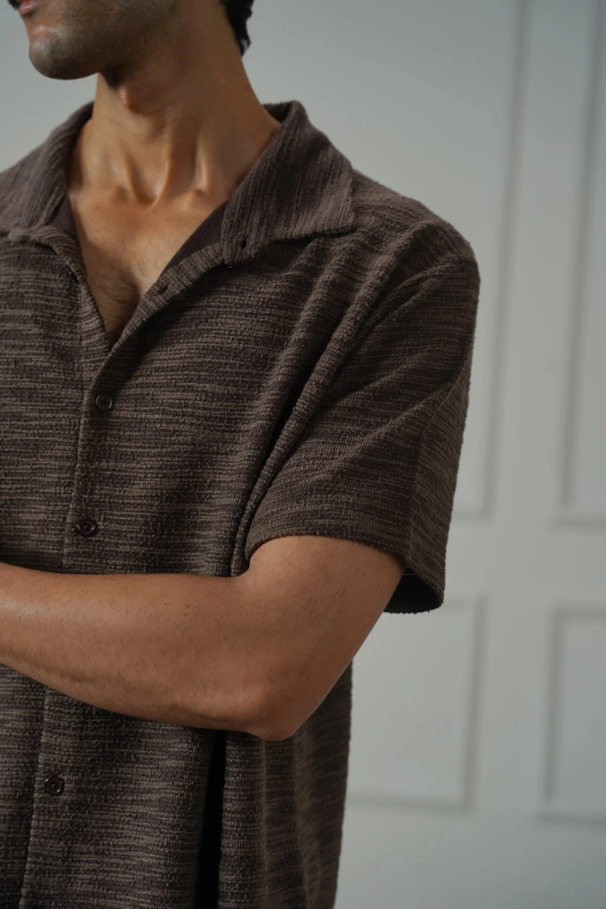 CRINKLE TEXTURED SHIRT - Image 3