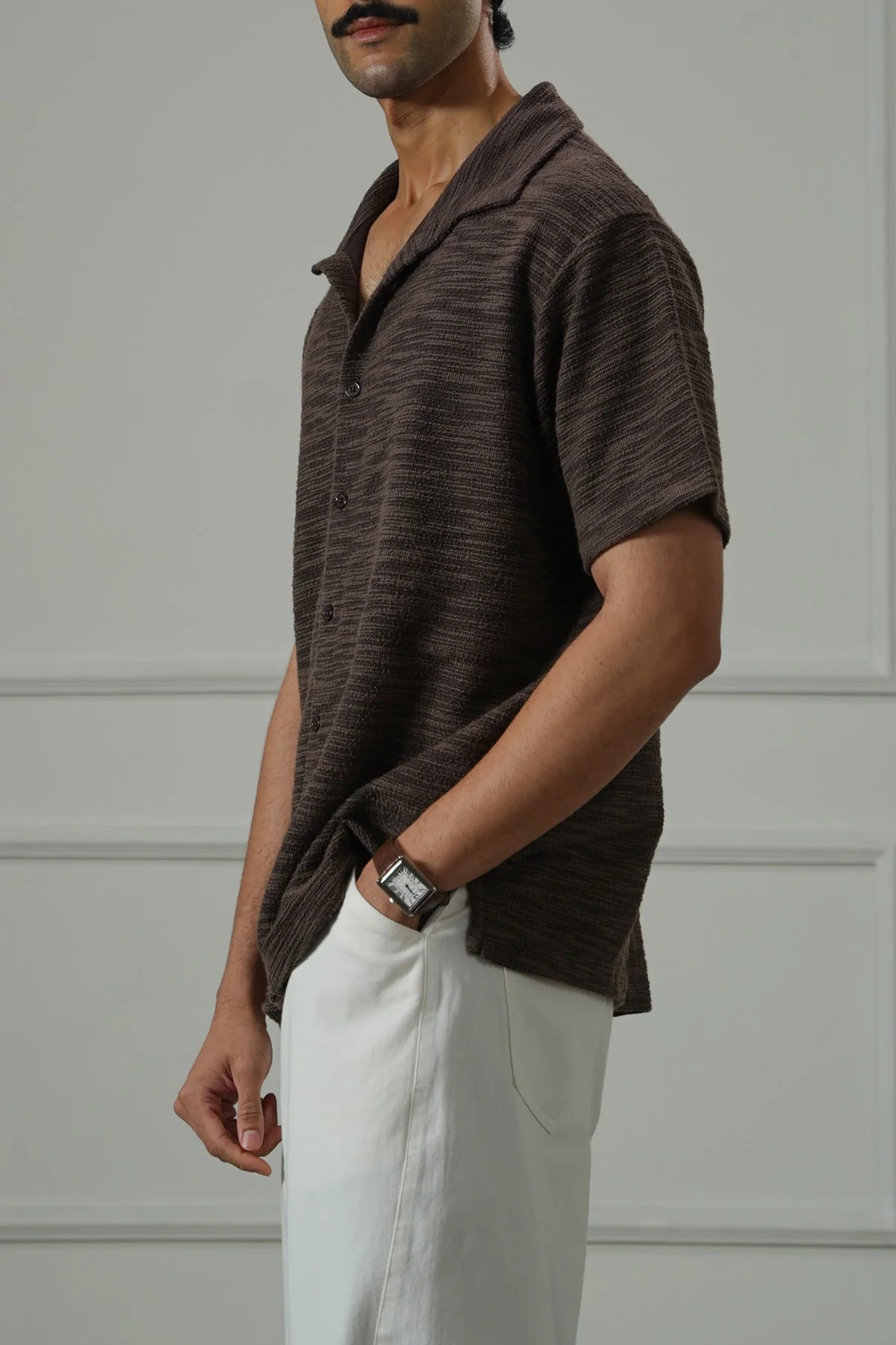 CRINKLE TEXTURED SHIRT - Image 4