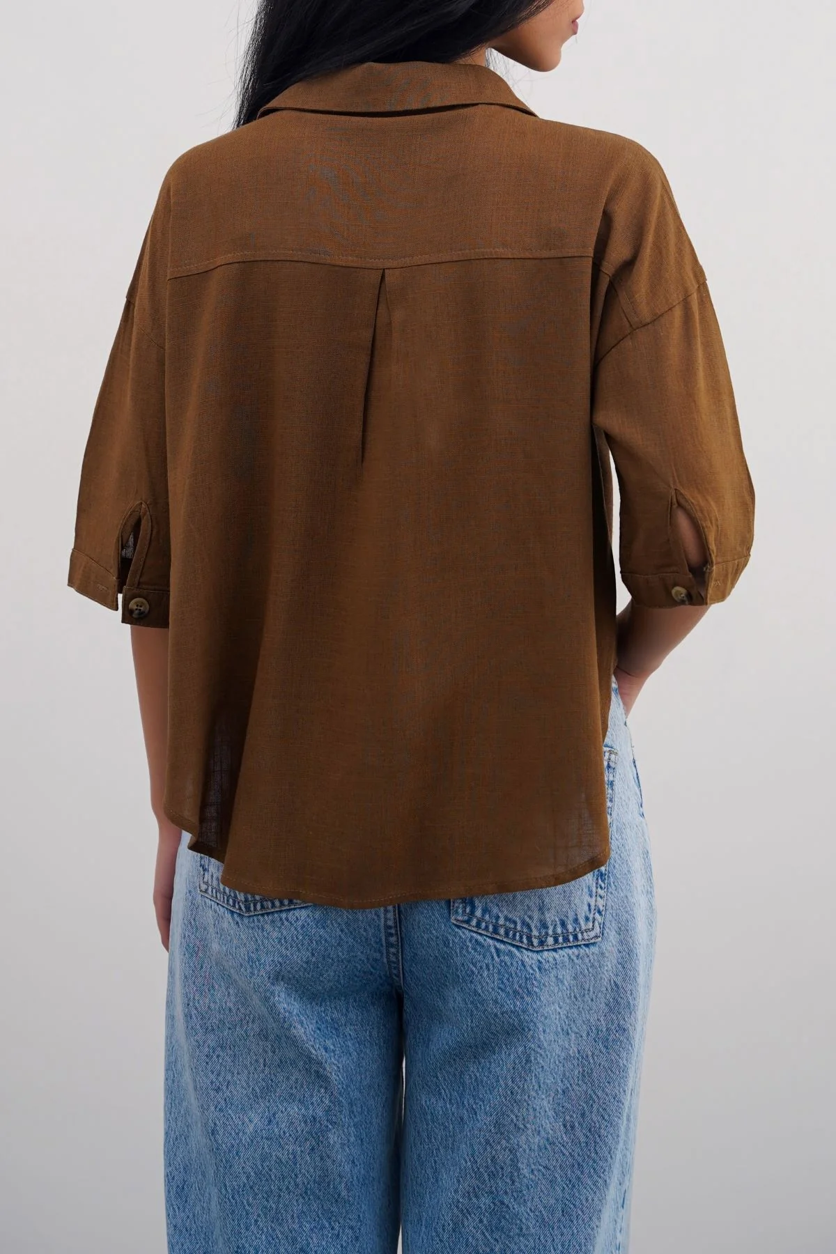 CROPPED BUTTON DOWN - Image 5