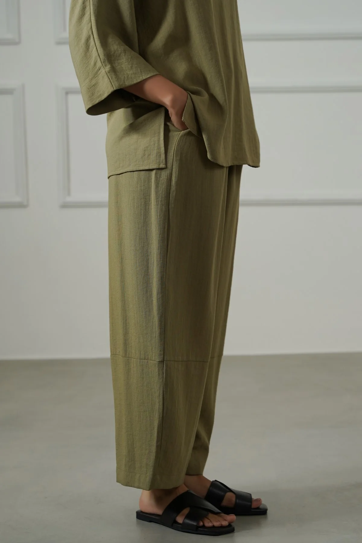 CROPPED SAFARI PANTS - Image 6
