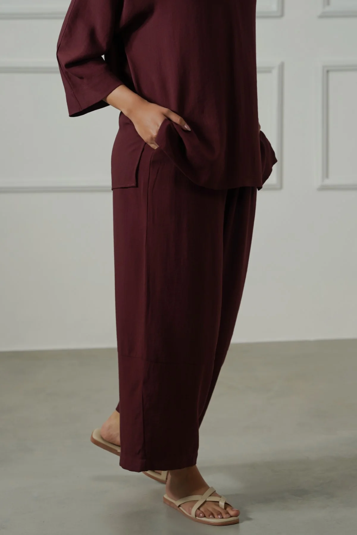 CROPPED SAFARI PANTS
