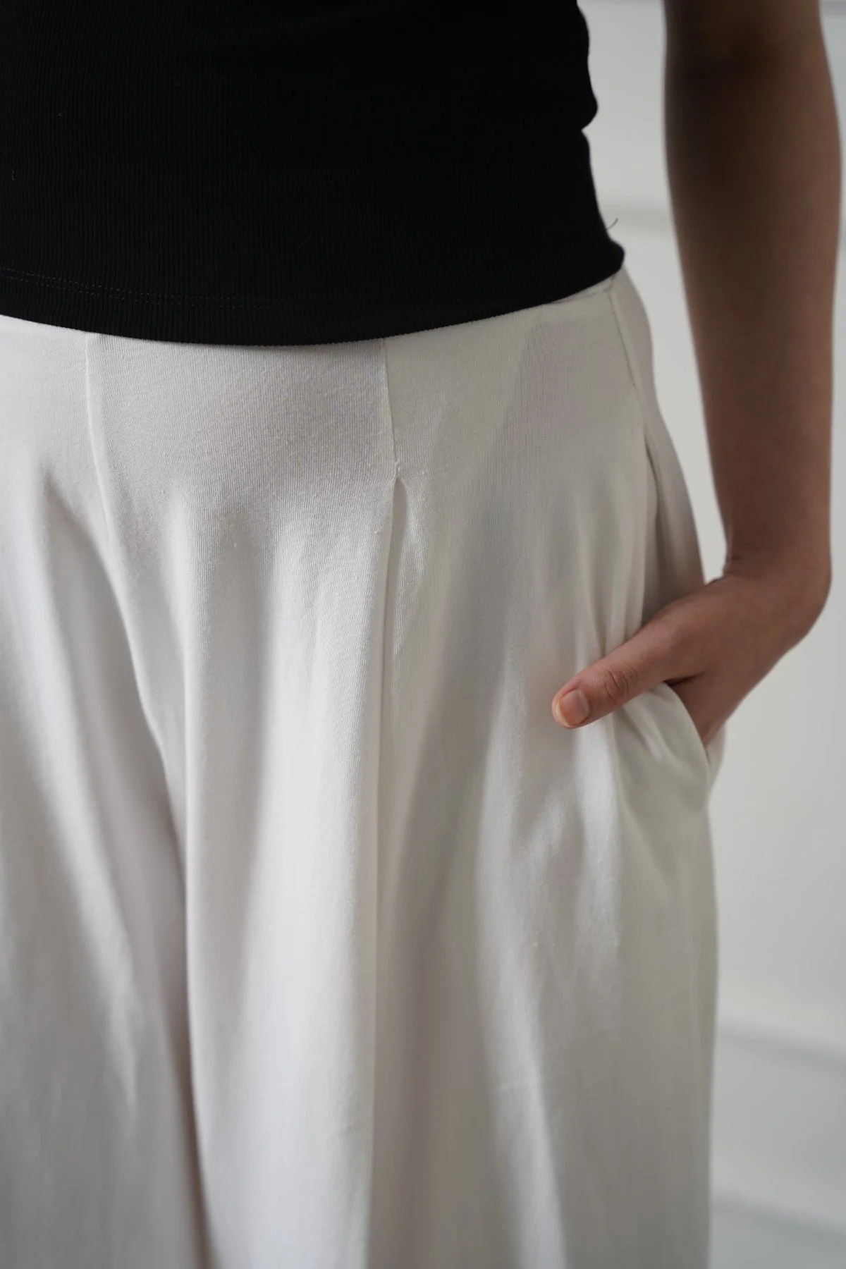 CROPPED WIDE LEG PANTS - Image 3
