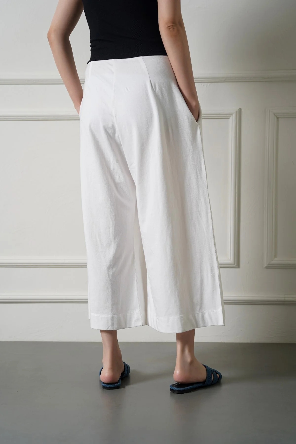CROPPED WIDE LEG PANTS - Image 5