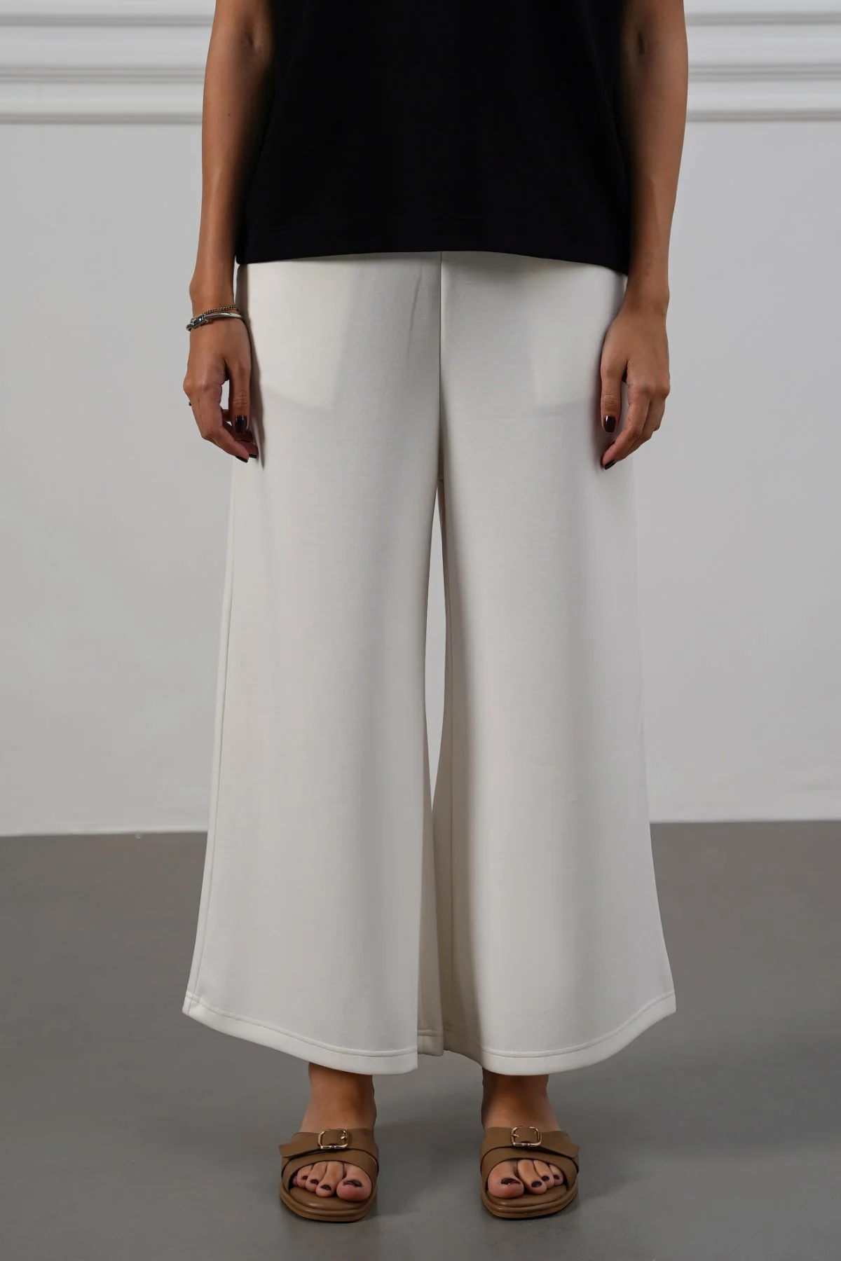 CROPPED WIDE-LEG PANTS - Image 4