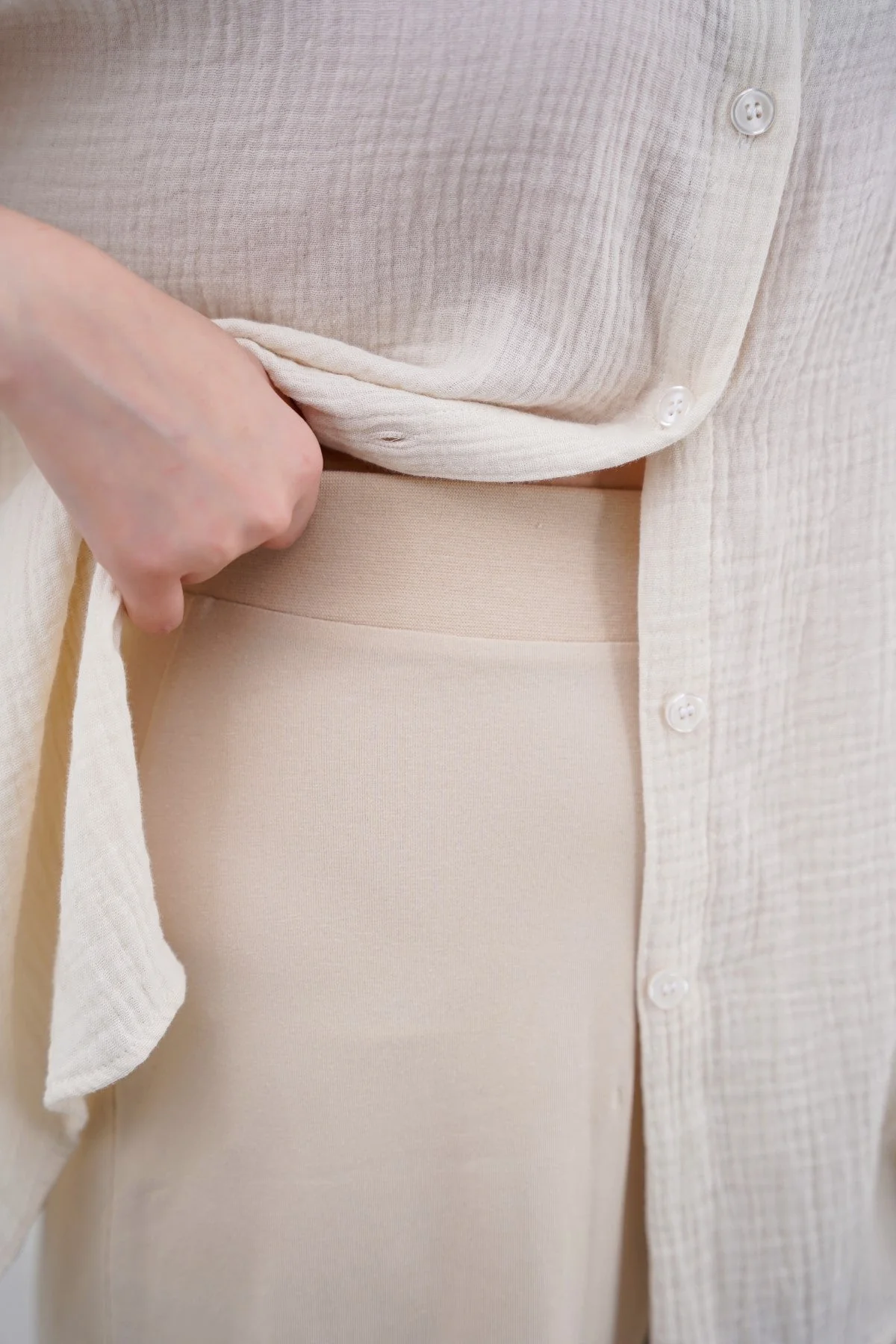 CROPPED WIDE PANTS - Image 3
