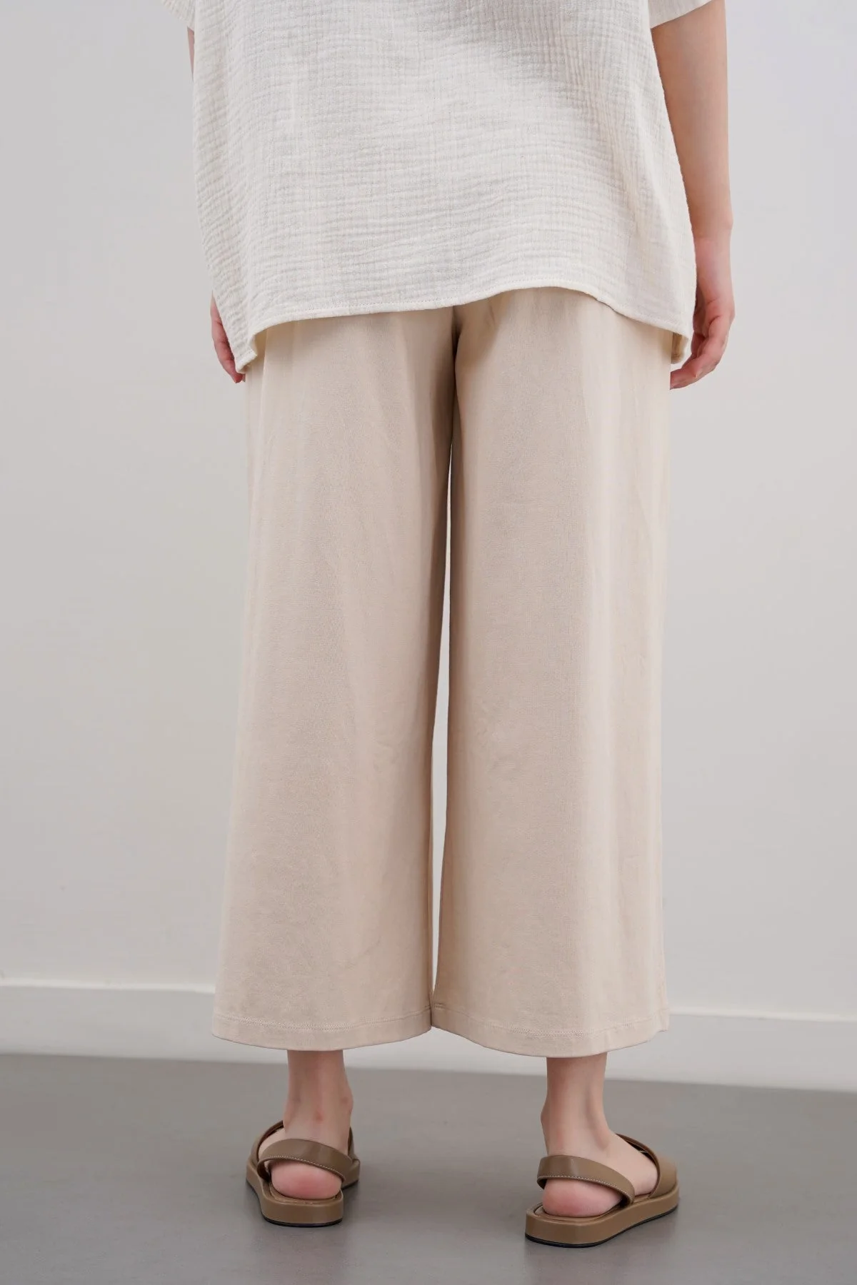 CROPPED WIDE PANTS - Image 5