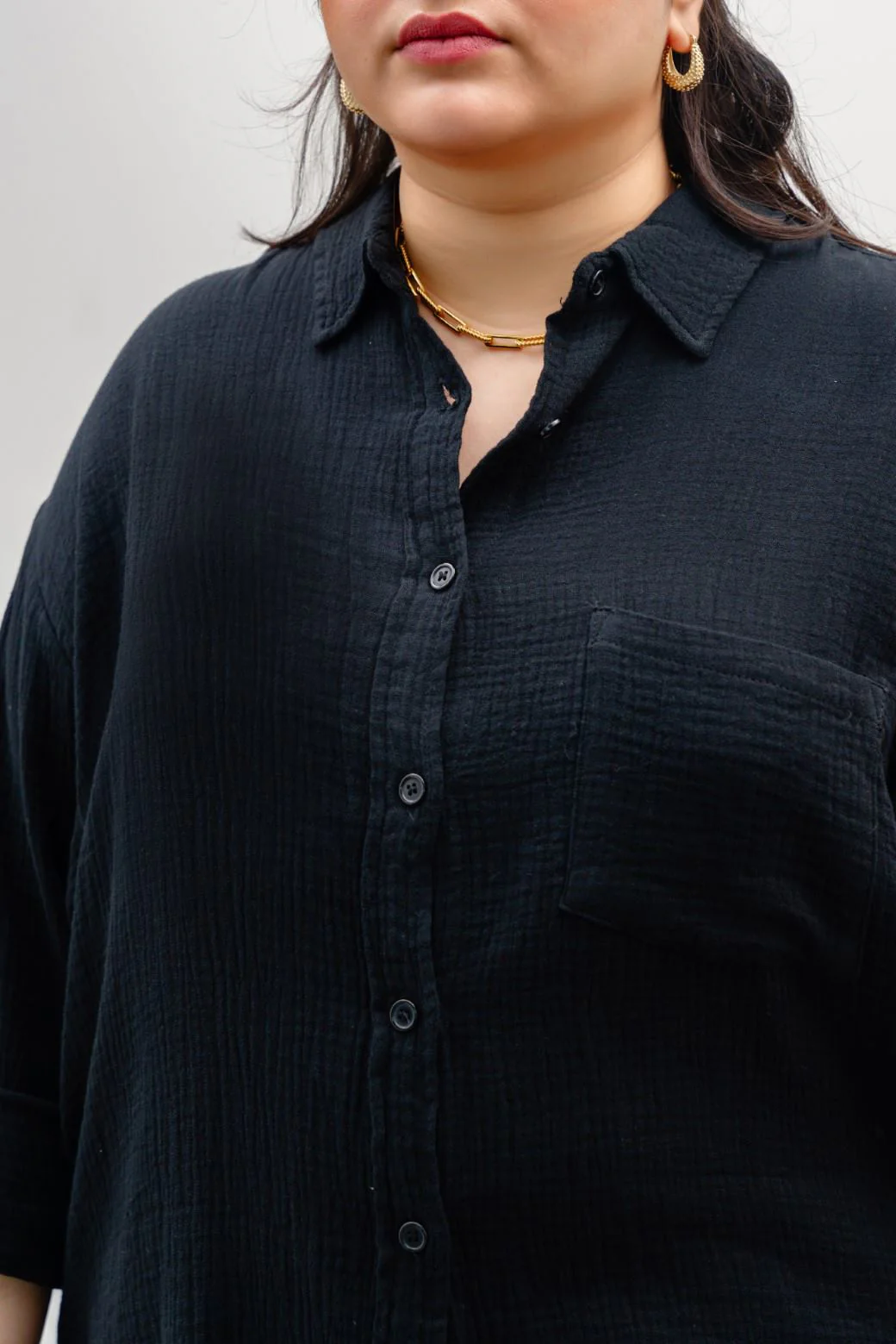 CURVE MUSLIN SHIRT - Image 3