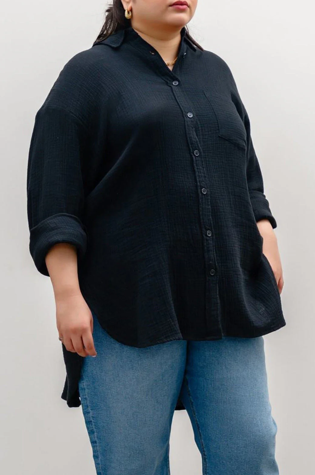 CURVE MUSLIN SHIRT - Image 5