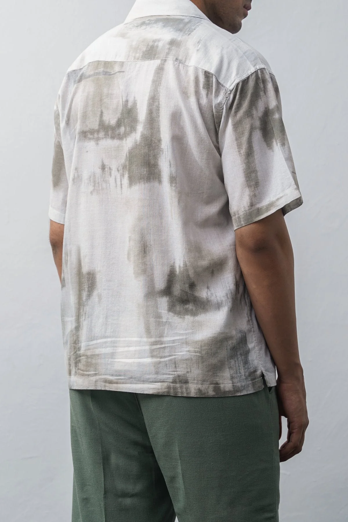 DEEP MOSS PRINTED SHIRT - Image 5