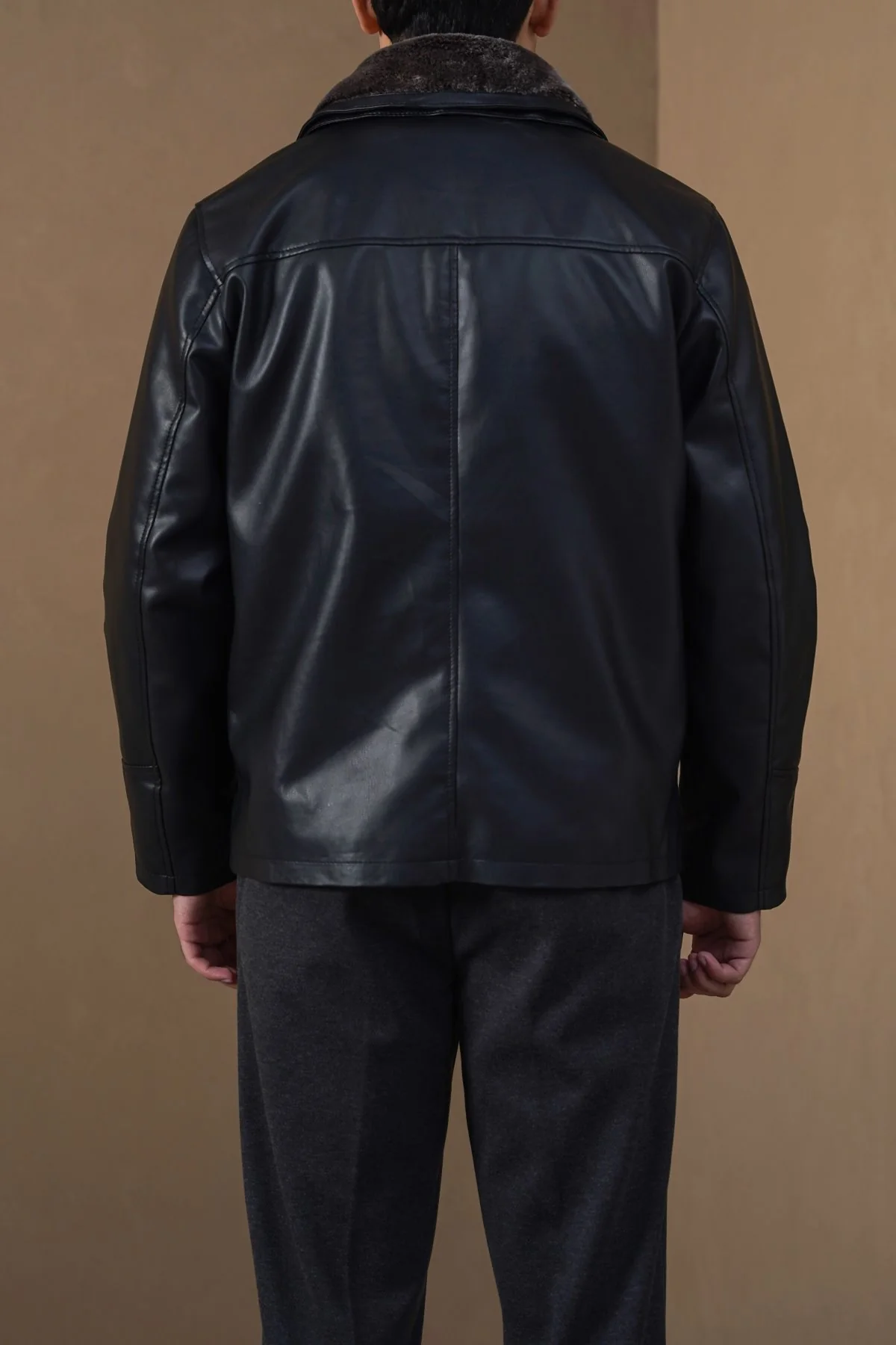 DETACHABLE COLLAR JACKET - Image 3