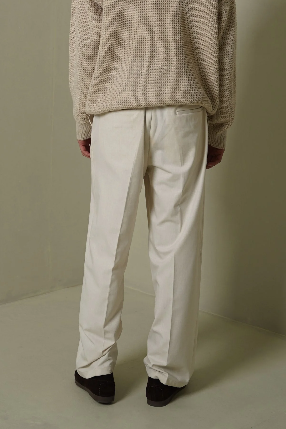 DOUBLE PLEAT TAILORED PANTS - Image 4