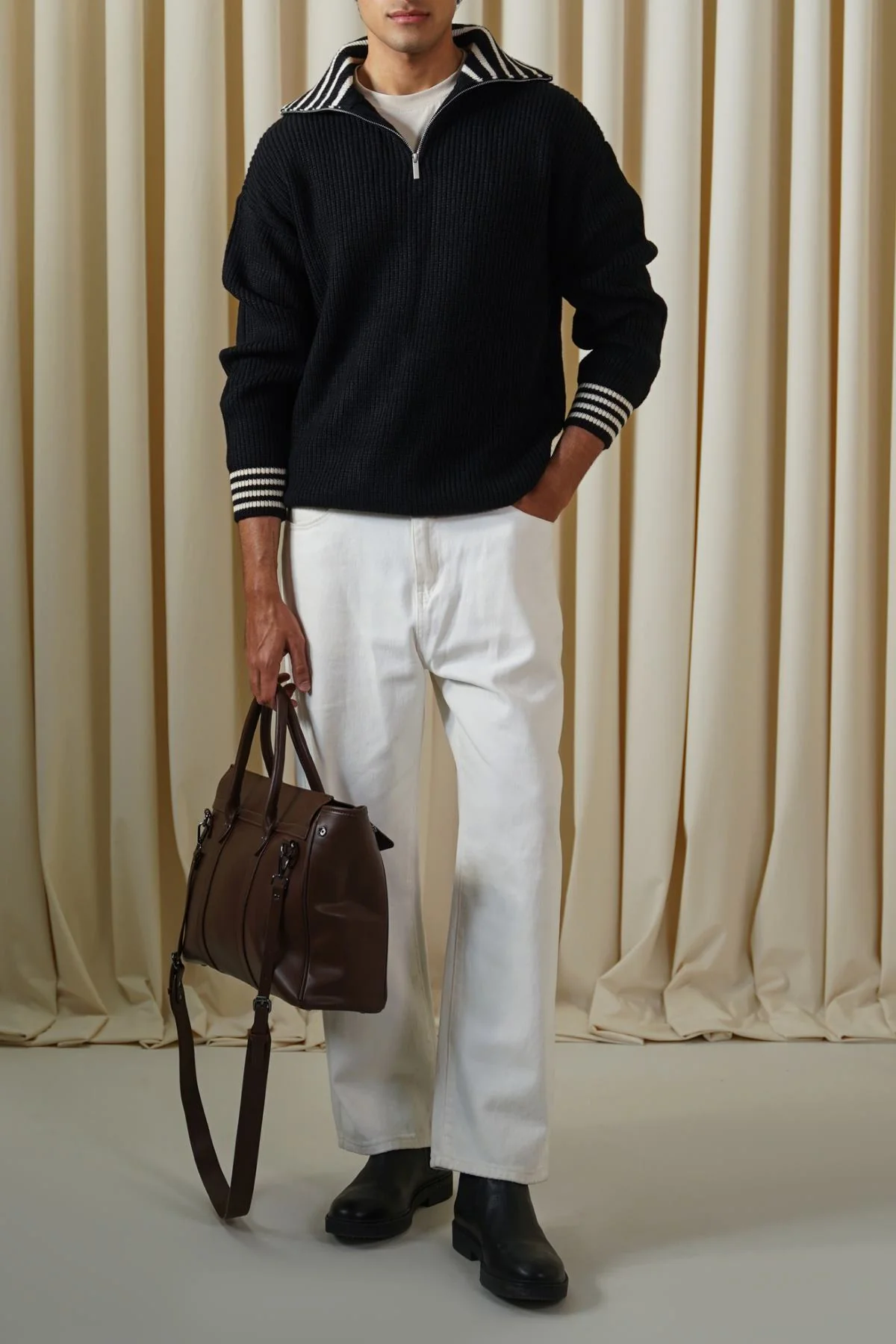 EASY MOCK-NECK PULLOVER - Image 5