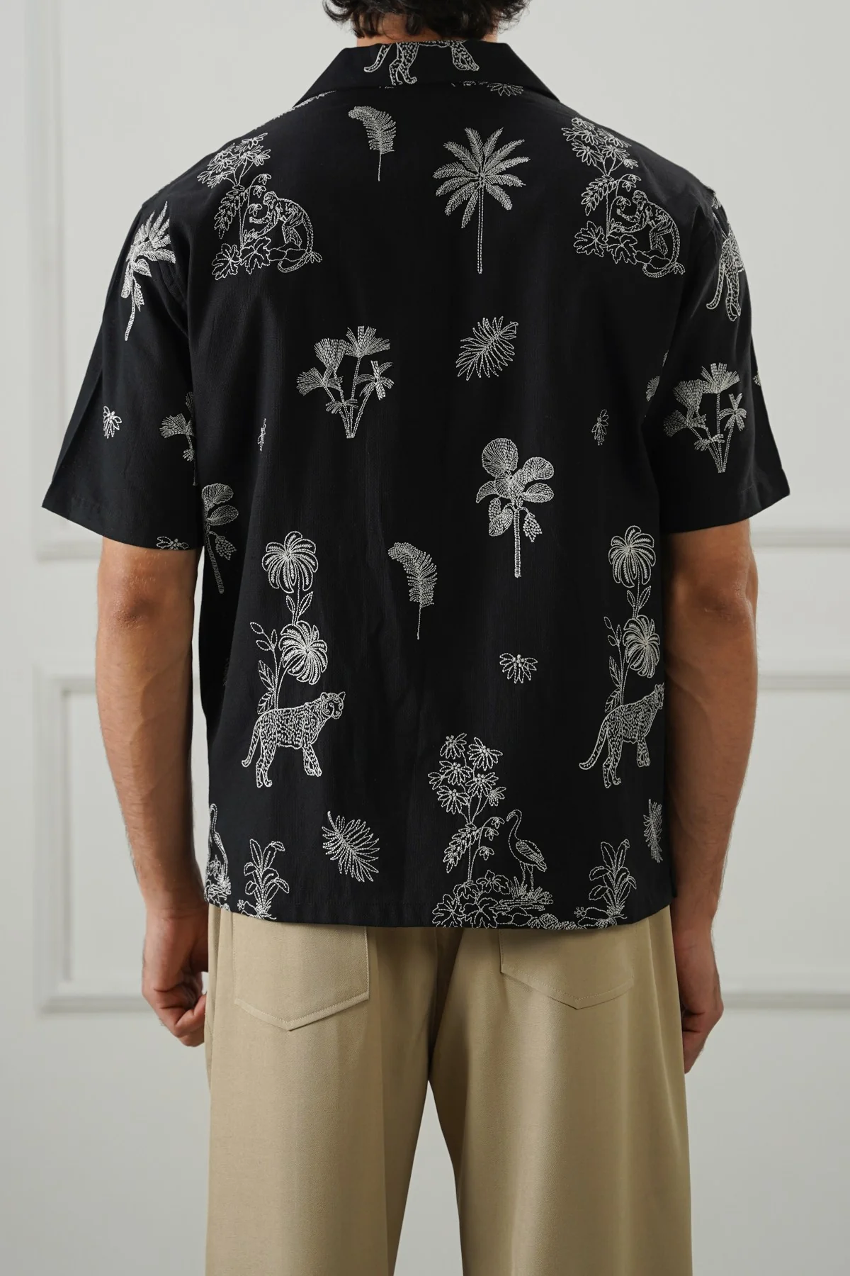 EMBROIDERED DOBBY SHIRT - Image 6