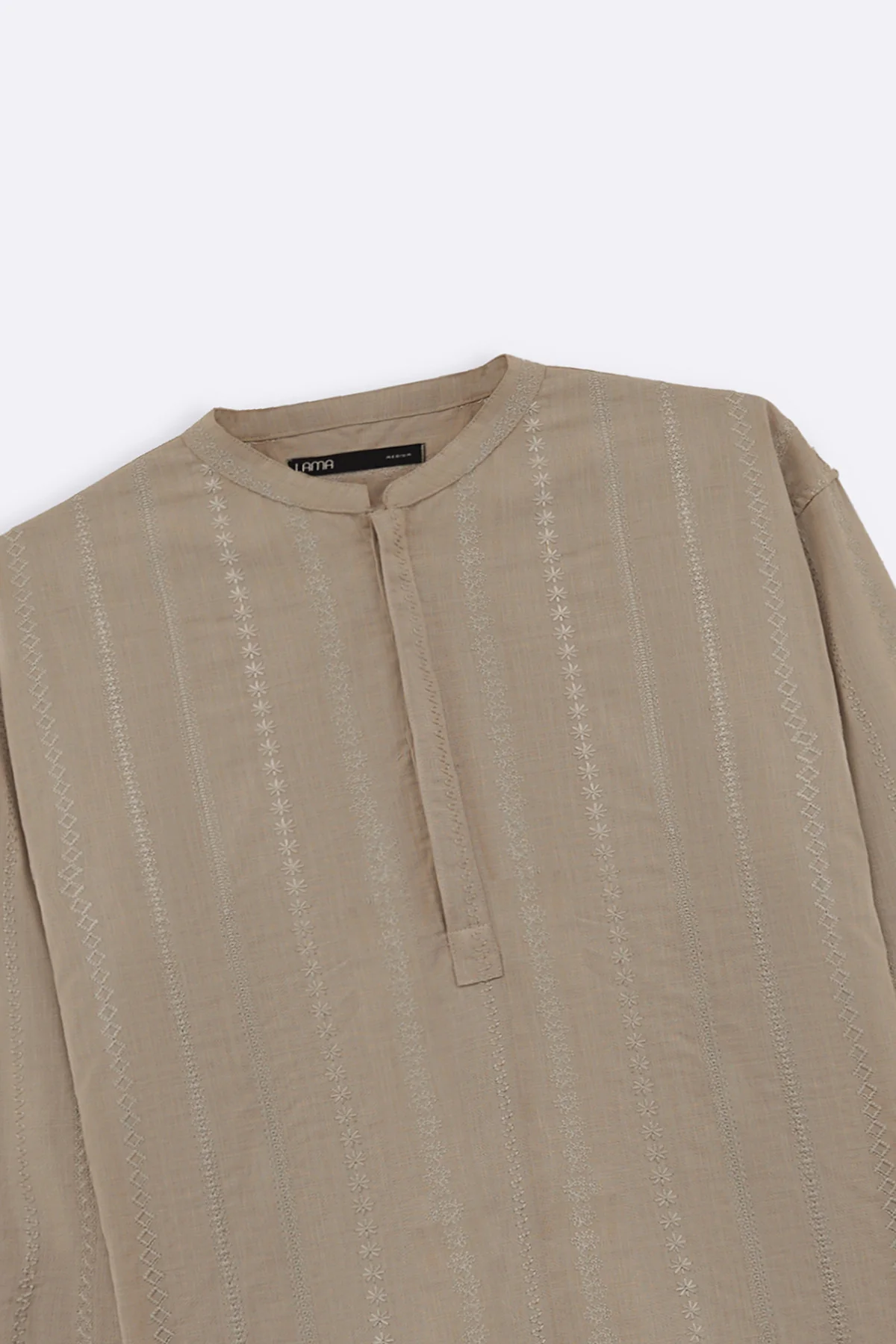 EMBROIDERED HALF PLACKET SHIRT - Image 6